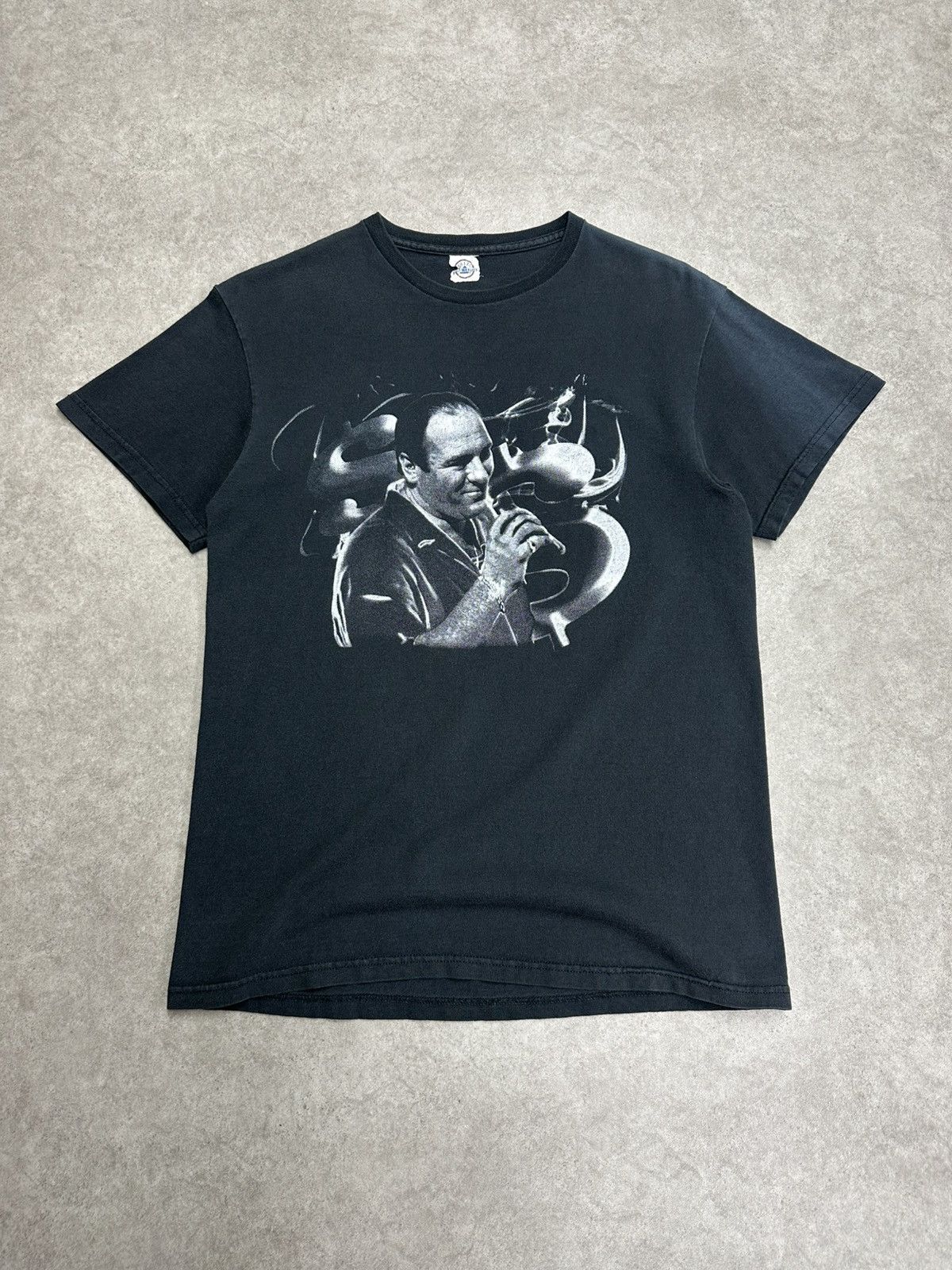 Vintage Vintage Sopranos Shirt Tony Soprano Black Tee Crime Mob Size US L / EU 52-54 / 3 - 1 Thumbnail