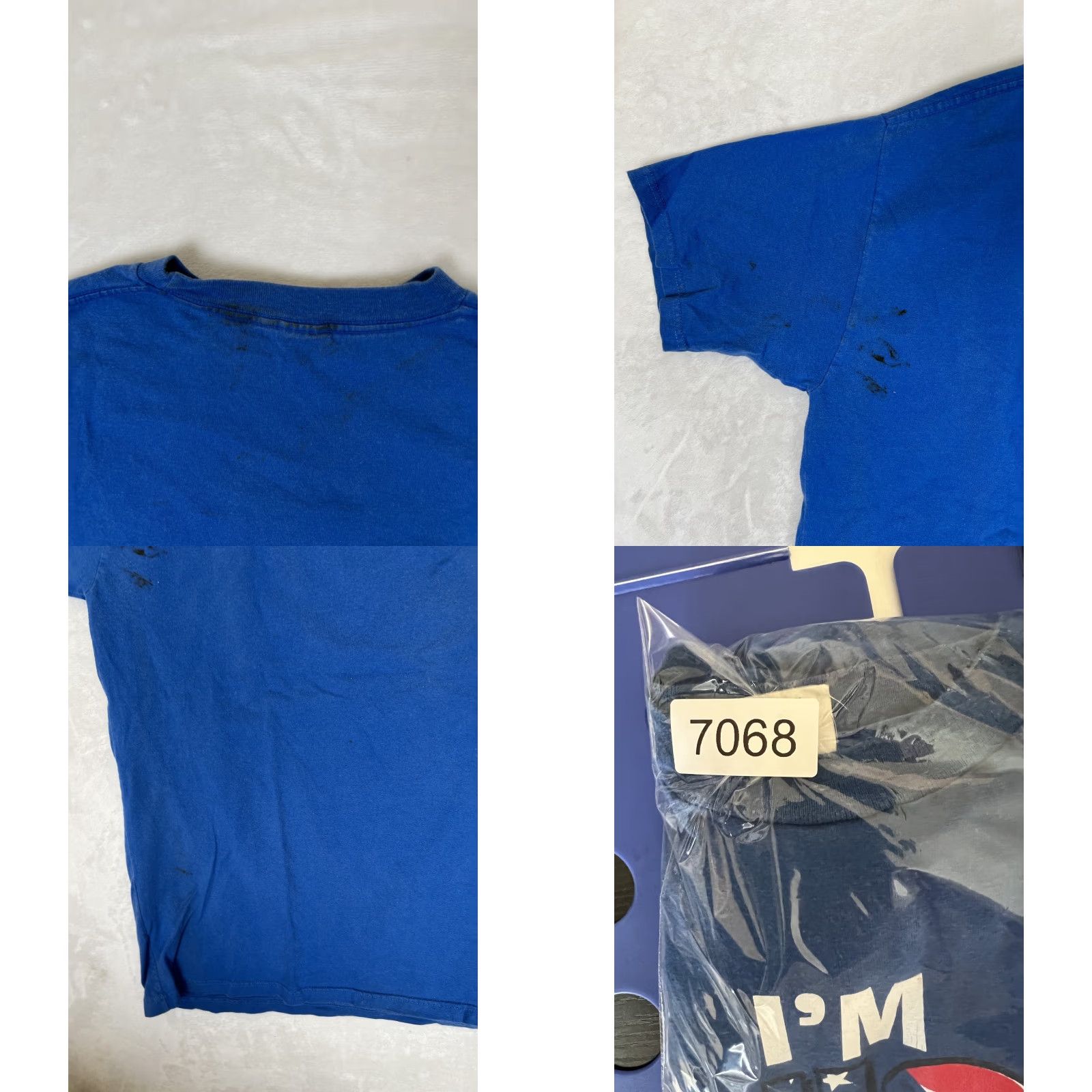 Vintage VINTAGE Union Line Shirt T-Shirt XL Men Blue Cotton Crew Neck Short Sleeve Dog School California CSEA River Dogs 1990s Mens Size US XL / EU 56 / 4 - 9 Thumbnail