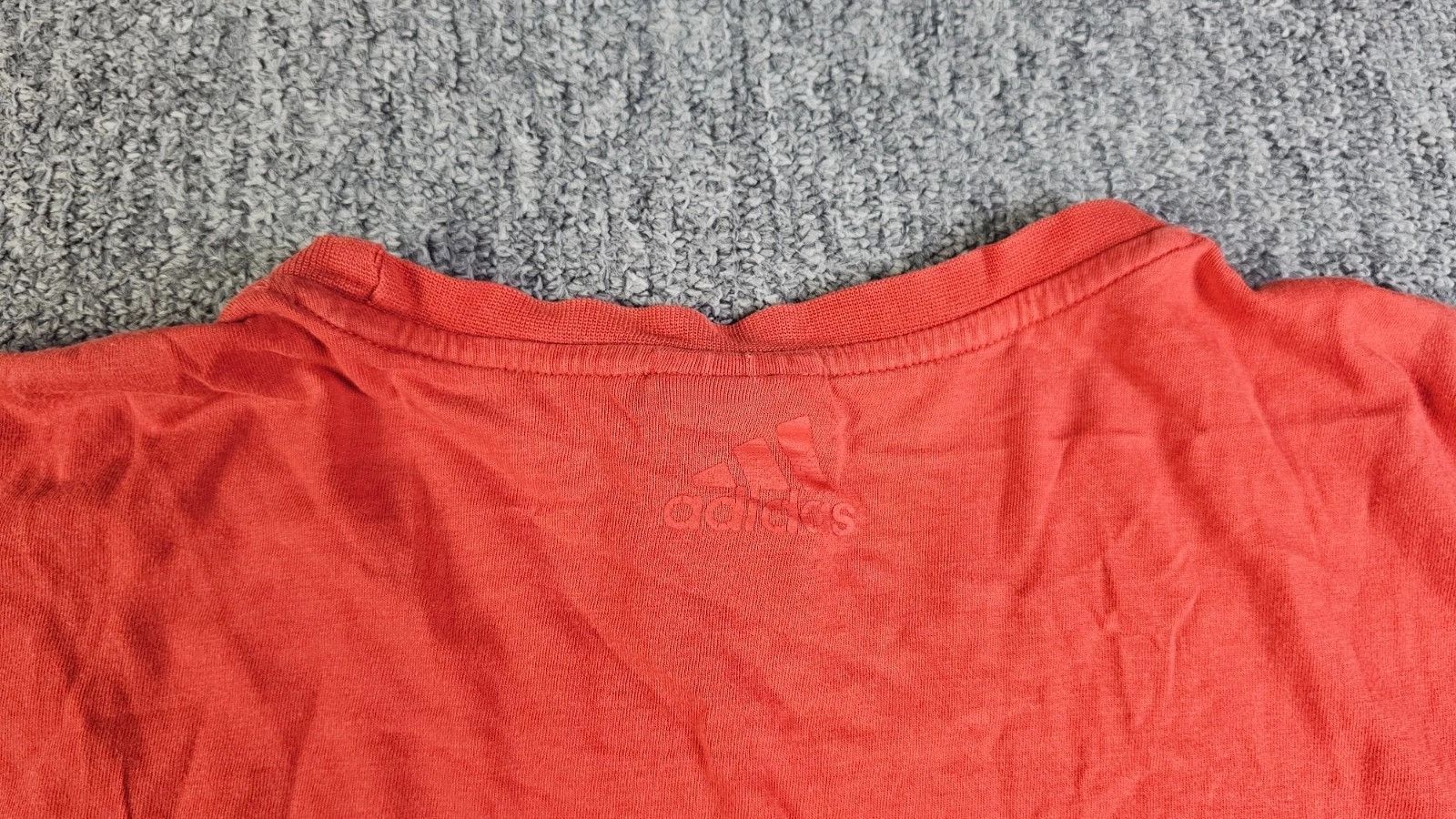 Adidas Adidas Y2K 2001 Spellout Faded Red Graphic Tee Vintage XL Size US XL / EU 56 / 4 - 9 Thumbnail
