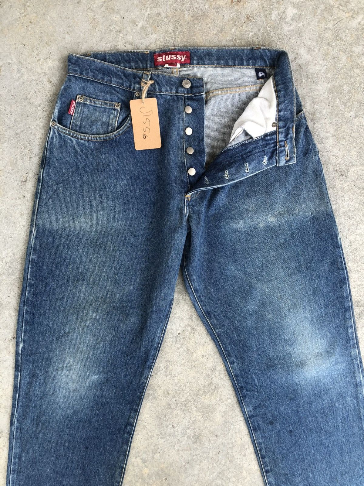 Stussy Stussy Baggy Jeans Distressed Jeans Size US 31 - 3 Thumbnail