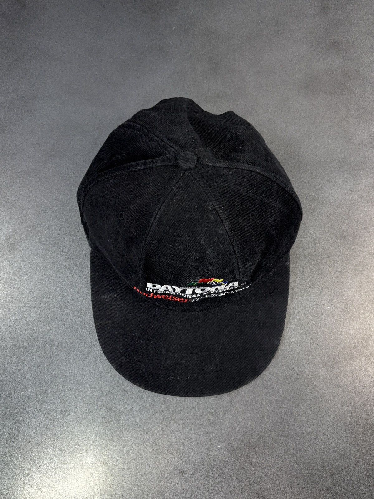NASCAR Vintage Nascar Hat 90s 2000s Baseball Cap Daytona Budweiser Size ONE SIZE - 3 Thumbnail