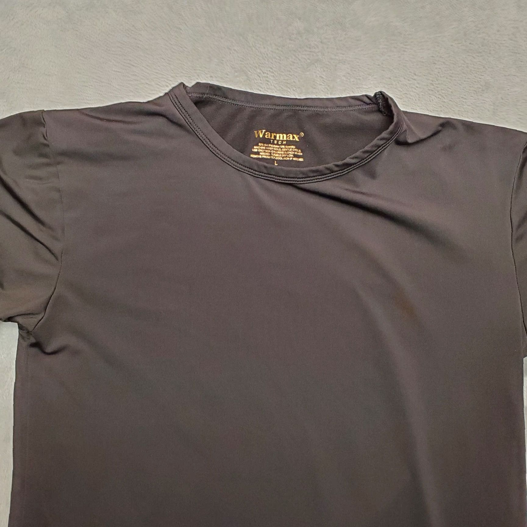 Vintage VINTAGE Warmax Shirt Men Large Black Polyester Performance Stretch Blend Long Sleeve TEE Size US L / EU 52-54 / 3 - 2 Thumbnail