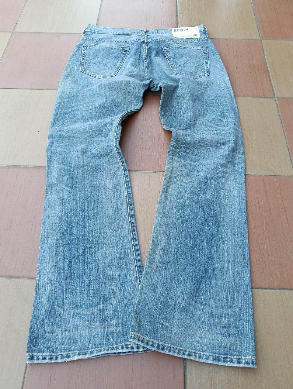 Edwin EDWIN XV Exclusive Vintage Bootcut Denim Jeans - Light Wash Size US 33 - 2 Thumbnail
