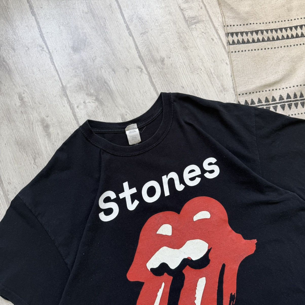 The Rolling Stones Vintage The Rolling stones Tour tee Y2K rock band Big logo Size US XL / EU 56 / 4 - 3 Thumbnail