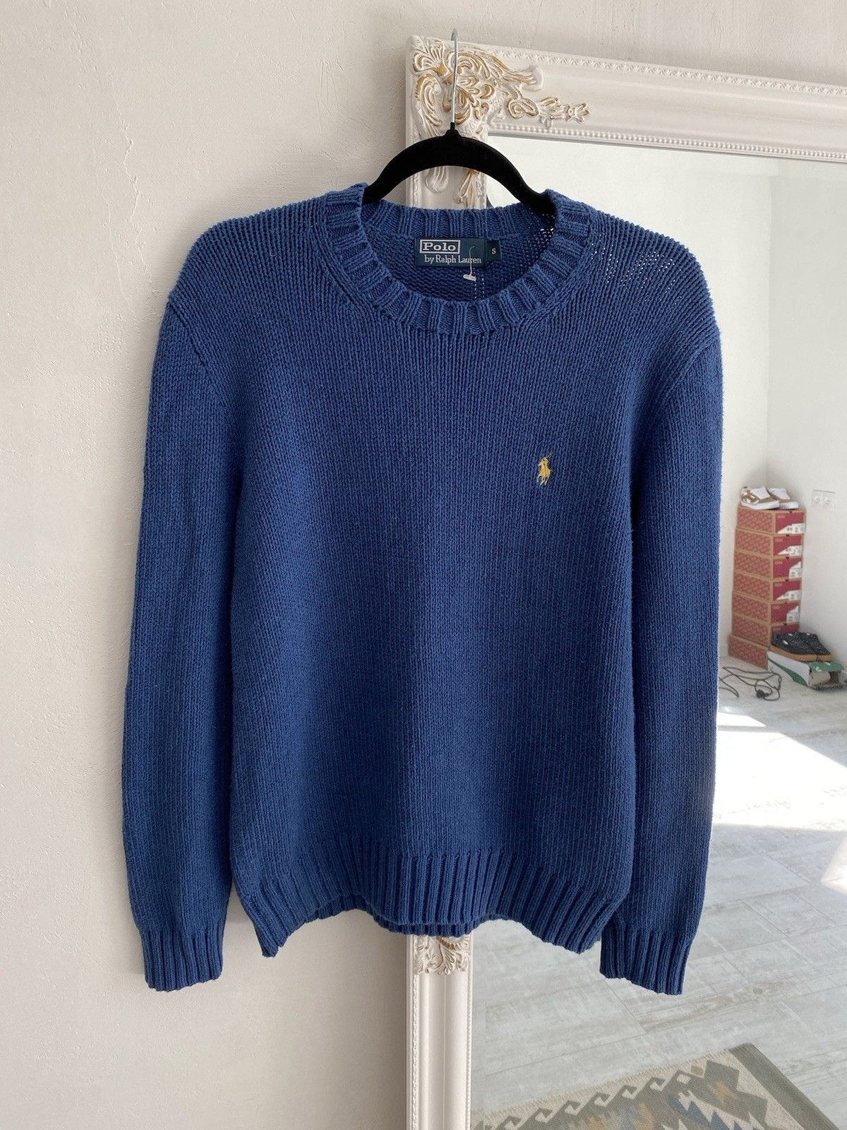Polo Ralph Lauren Polo Ralph Lauren Cable Knit Crew Sweater Jumper Size US S / EU 44-46 / 1 - 1 Thumbnail