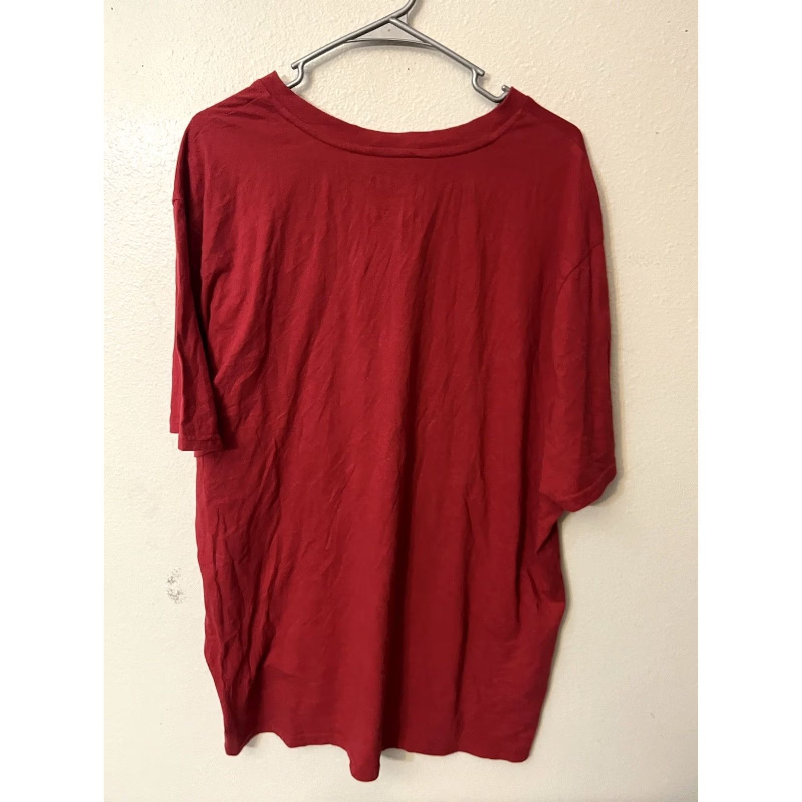 Chaps Chaps T-Shirt Mens 2XL Red Basic V-Neck Short Sleeves Pullover Casual Tee Shirt Mens Red V-Neck Short Sleeve T-Shirt Chaps 2XL Red Casual Tee Size US XXL / EU 58 / 5 - 2 Thumbnail