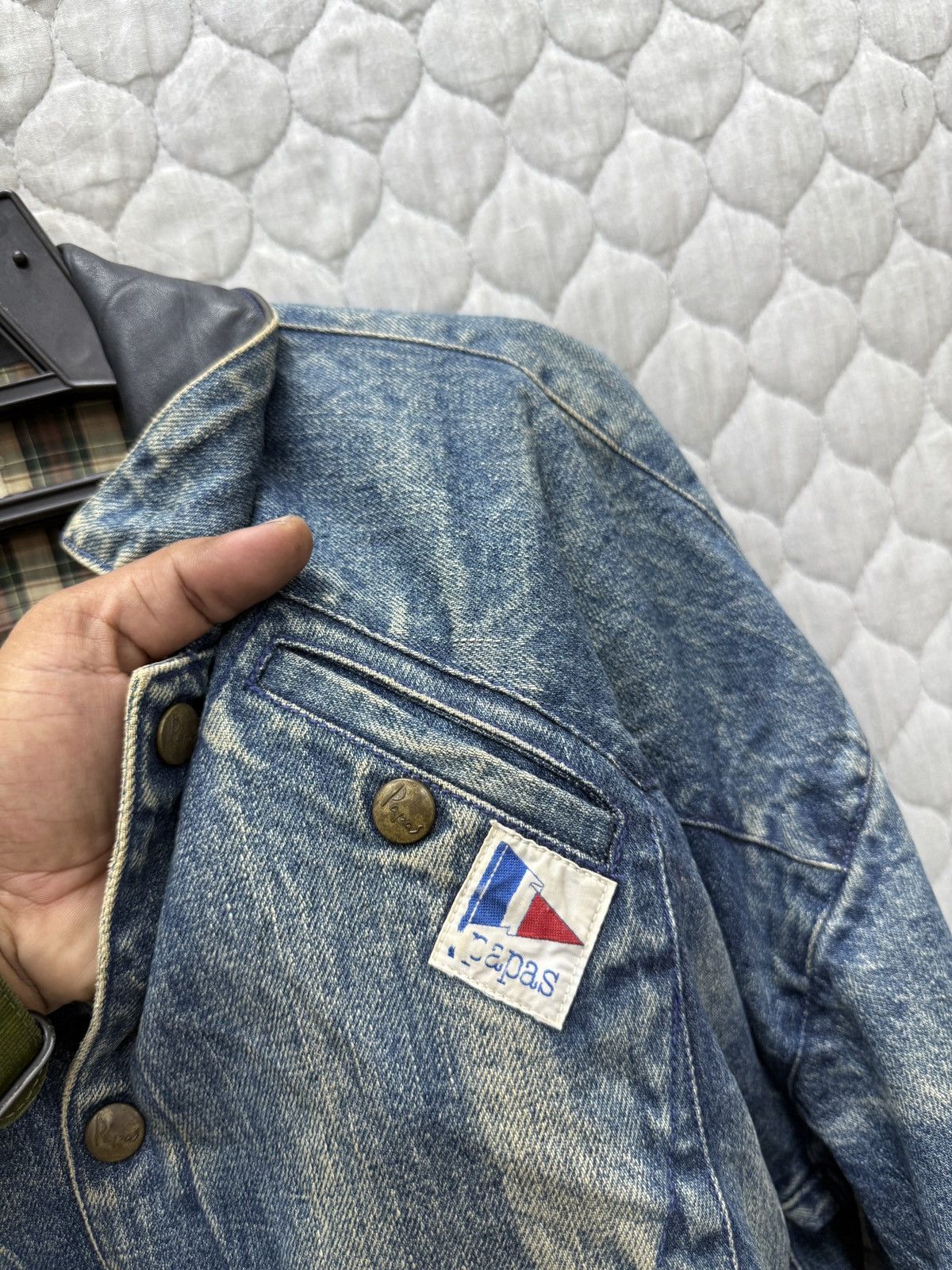 Japanese Brand 🔥🔥💥ARCHIVE PAPAS DENIM JACKET Size US L / EU 52-54 / 3 - 12 Thumbnail