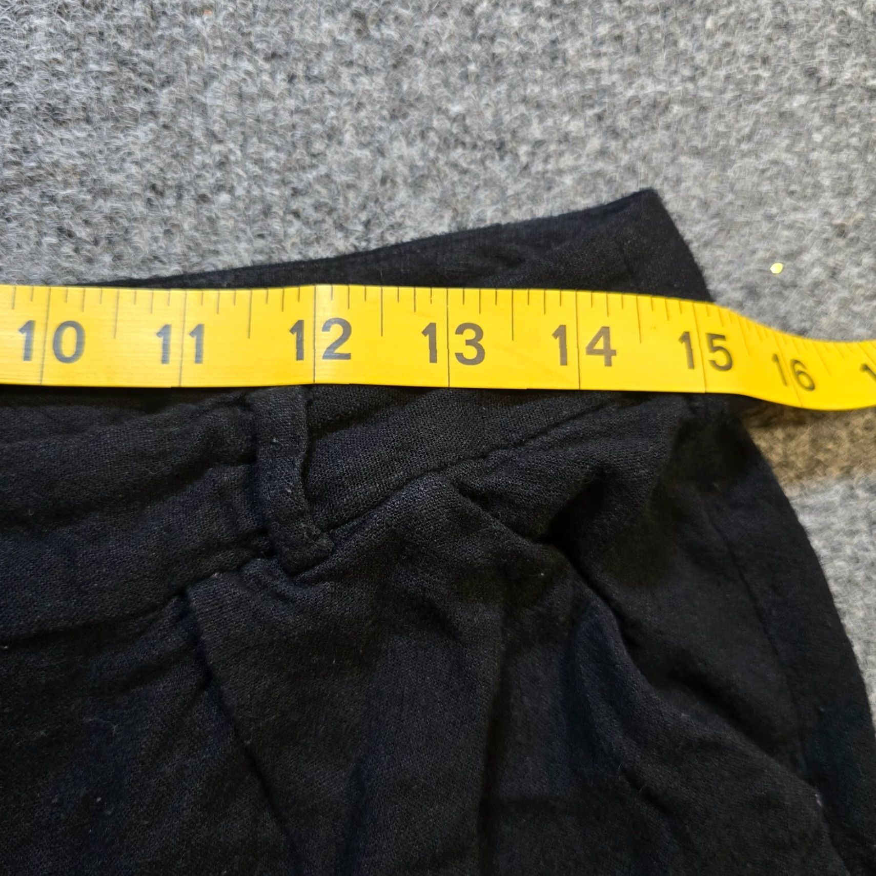 Anthropologie Anthropologie Pants Womens Size 8 Black Wide Leg Pleated Dress Pants Casual Capsule Minimal Pockets Twill Cotton High Rise Regular Inseam 31 in Size 30" / US 8 / IT 44 - 5 Thumbnail