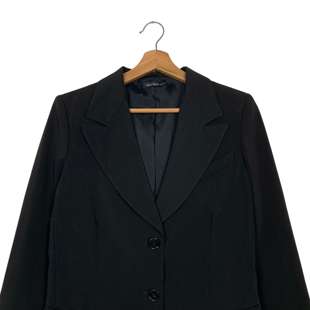 Other Made In Italy Embaisi Black Jacket Size M / US 6-8 / IT 42-44 - 2 Thumbnail