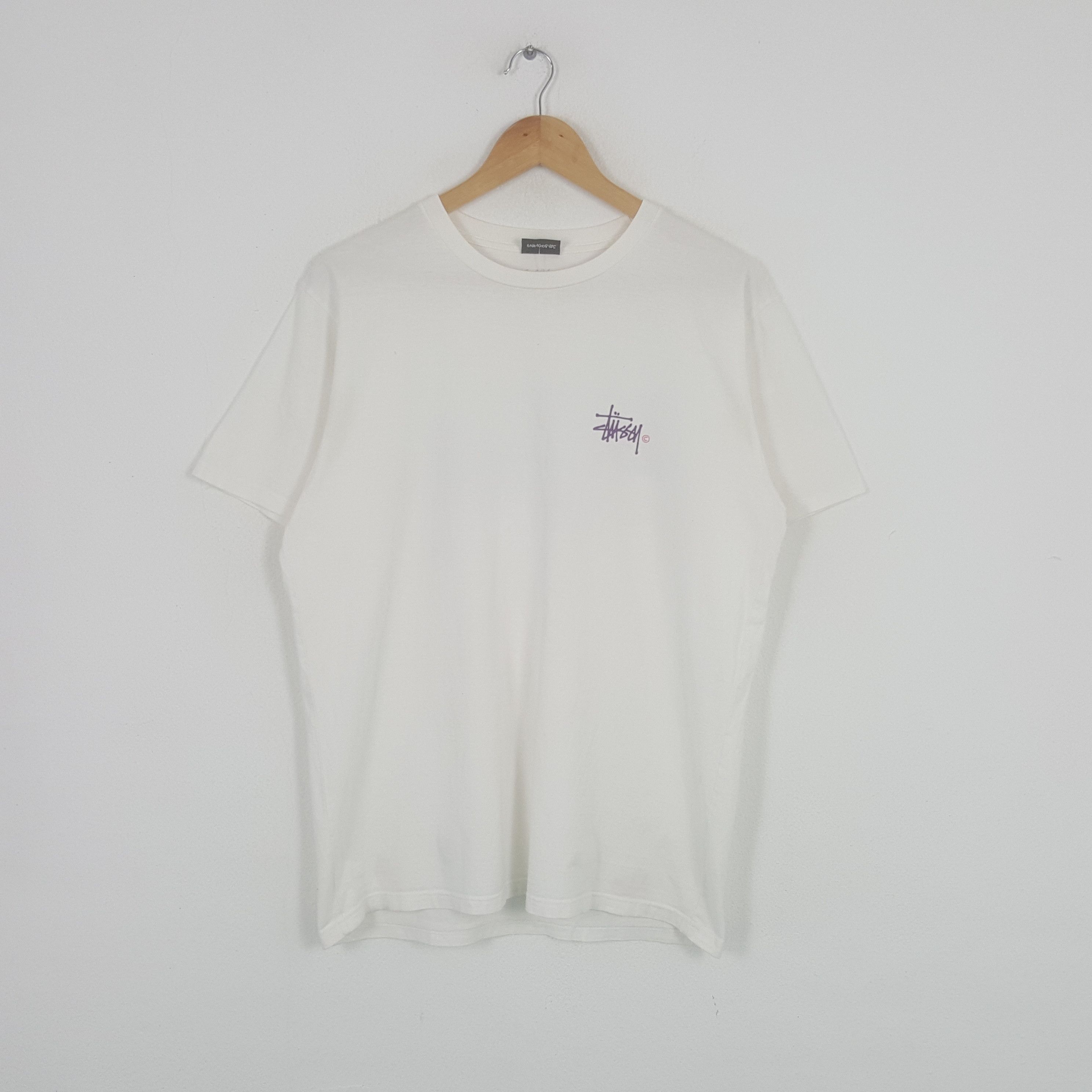 Stussy × Vintage Vintage Stussy American Streetwear Style Tshirt Size US L / EU 52-54 / 3 - 3 Thumbnail
