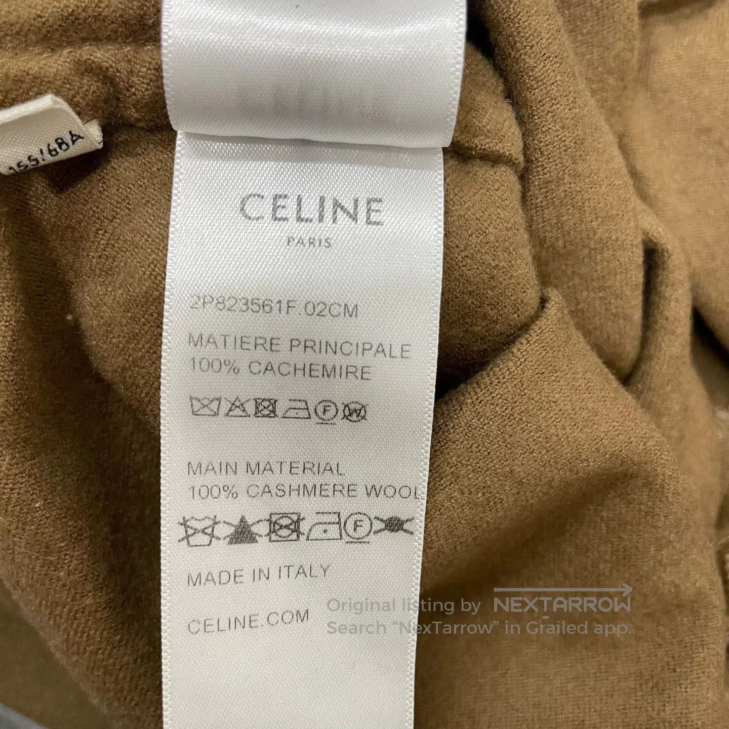 Celine CELINE Brown Drawstring Wide-Leg Pants| Size US 36 / EU 52 - 6 Thumbnail