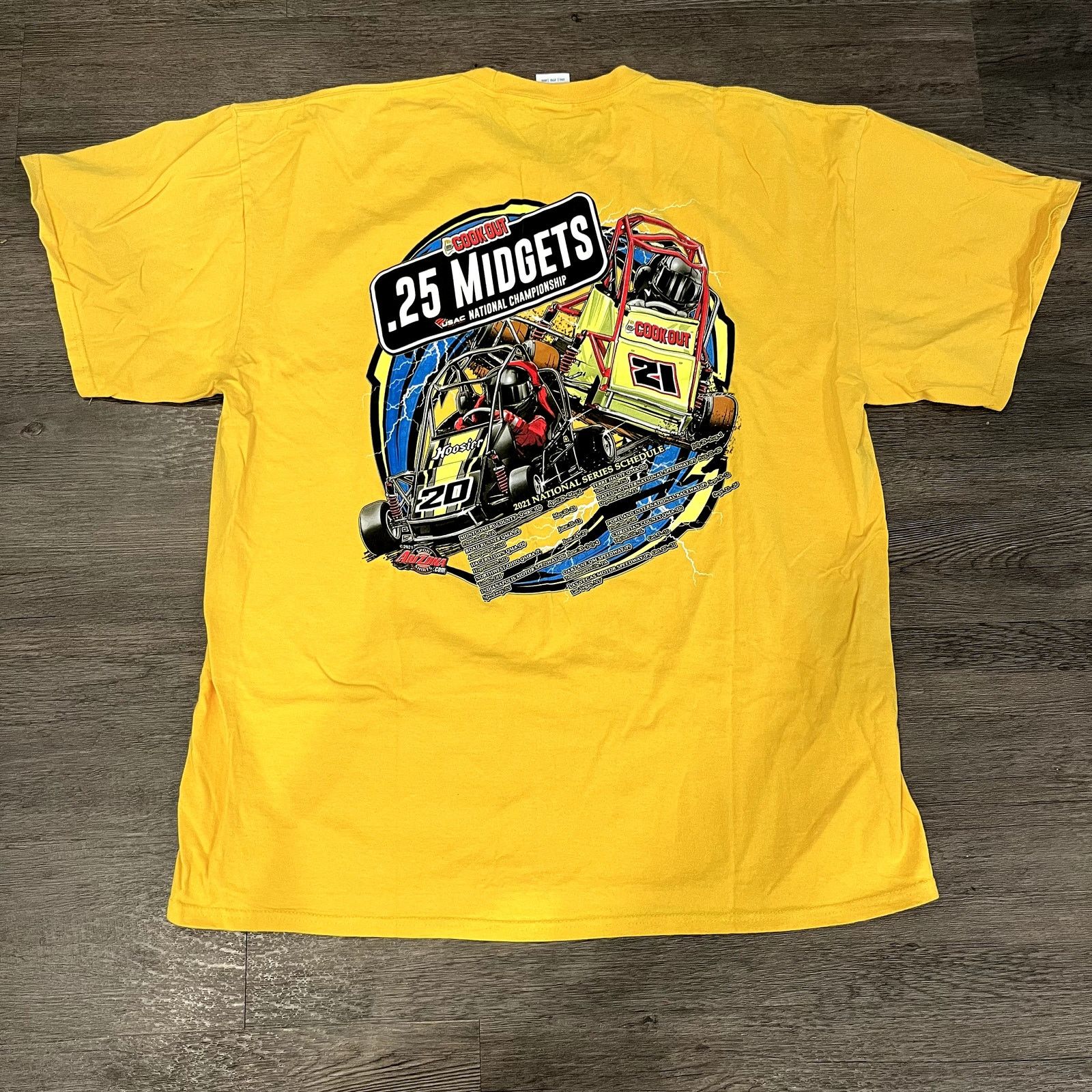 NASCAR Vintage Style Midget Racing Black Motorsports Tee Streetwear Size US XXL / EU 58 / 5 - 3 Thumbnail