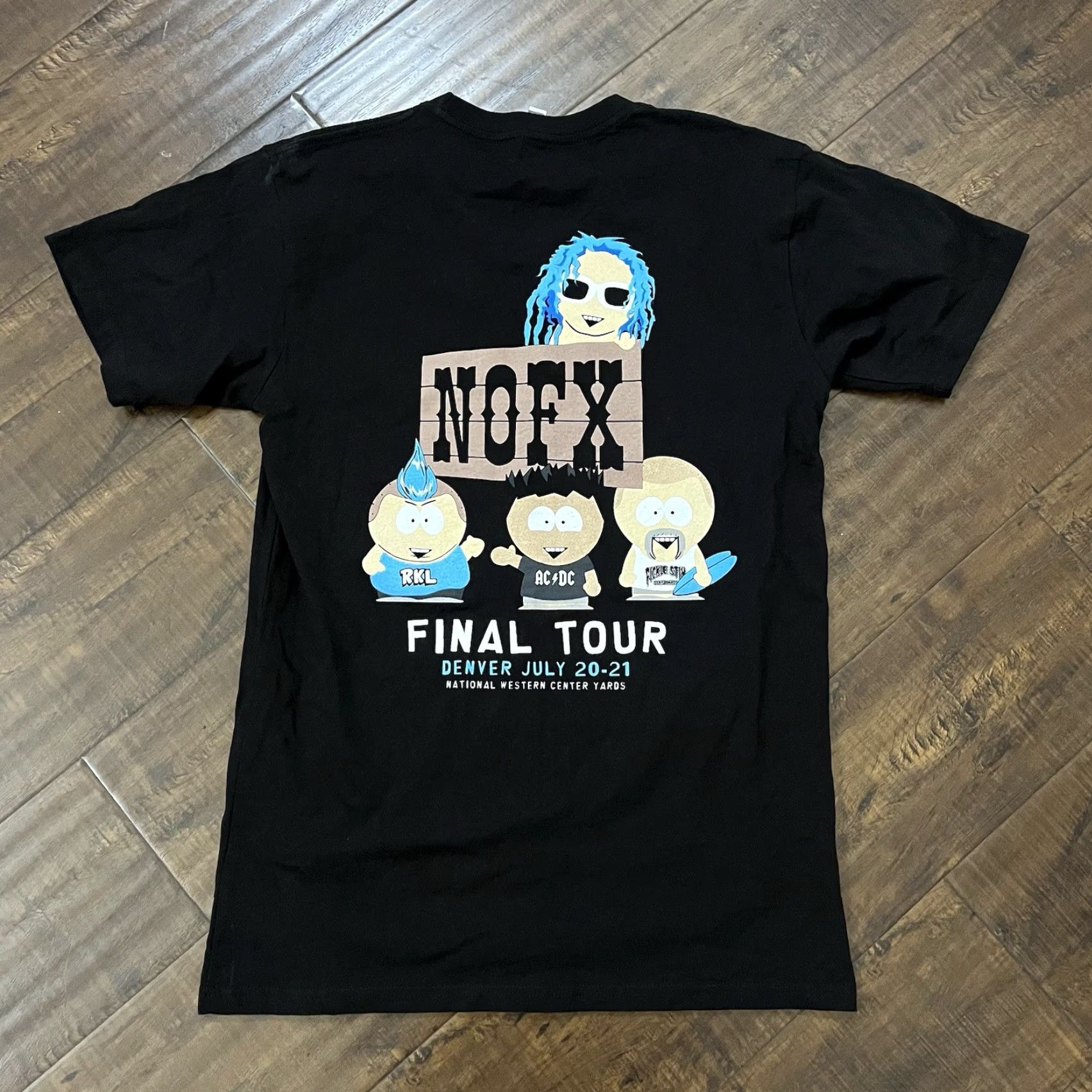 Vintage VINTAGE NOFX Punk Final Tour T-Shirt 2024 Men Small Black Short Sleeve 90s South Park Fat Wreck Chords Punk Rock Size US M / EU 48-50 / 2 - 2 Thumbnail