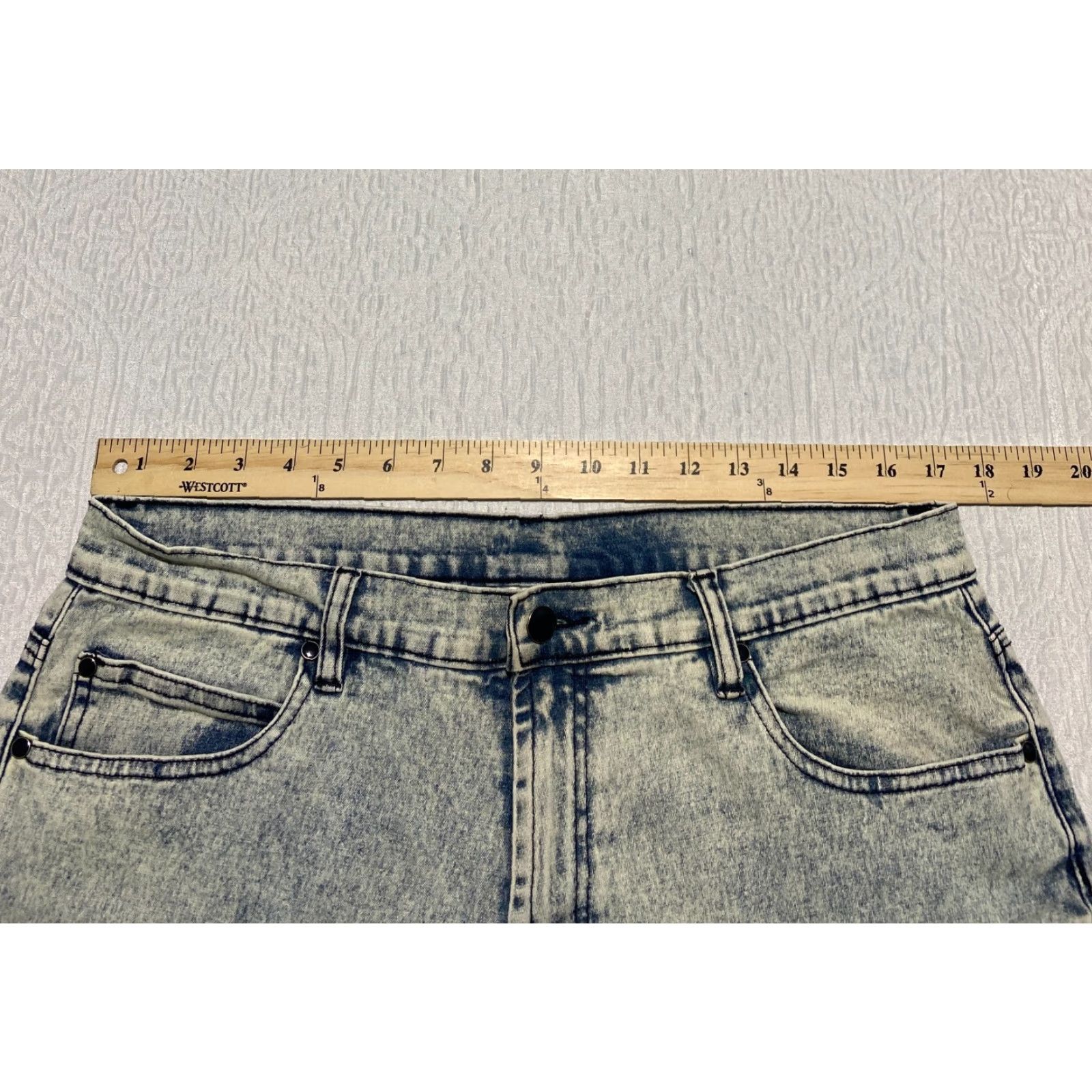 Vintage Diane Gilman Jeans Women’s 16 Blue Denim 5-Pocket Stretch Bootcut N/A Size 24" / US 00 / IT 34 - 6 Thumbnail