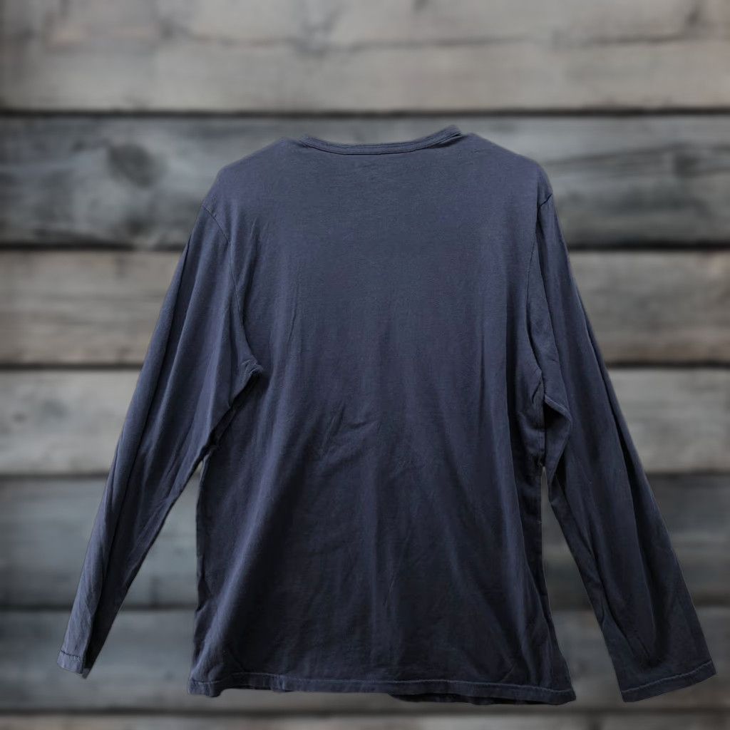 Calvin Klein Calvin Klein Long Sleeve T Shirt Mens M Navy Blue Crewneck Cotton Shirt Mens M Navy Blue Calvin Klein Crewneck Cotton Size US M / EU 48-50 / 2 - 1 Thumbnail