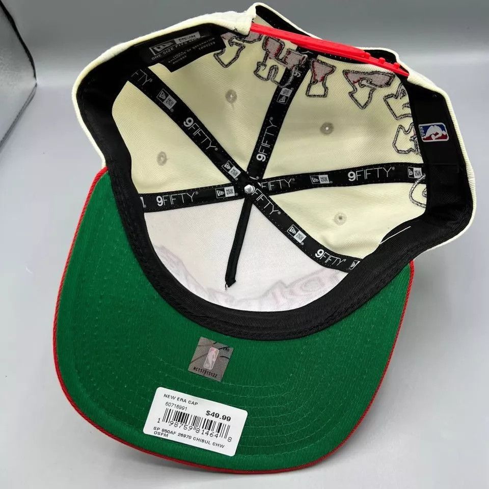 New Era × Vintage Chicago Bulls Hat Men Graffiti Retro Snap Back A-Frame Size ONE SIZE - 6 Thumbnail