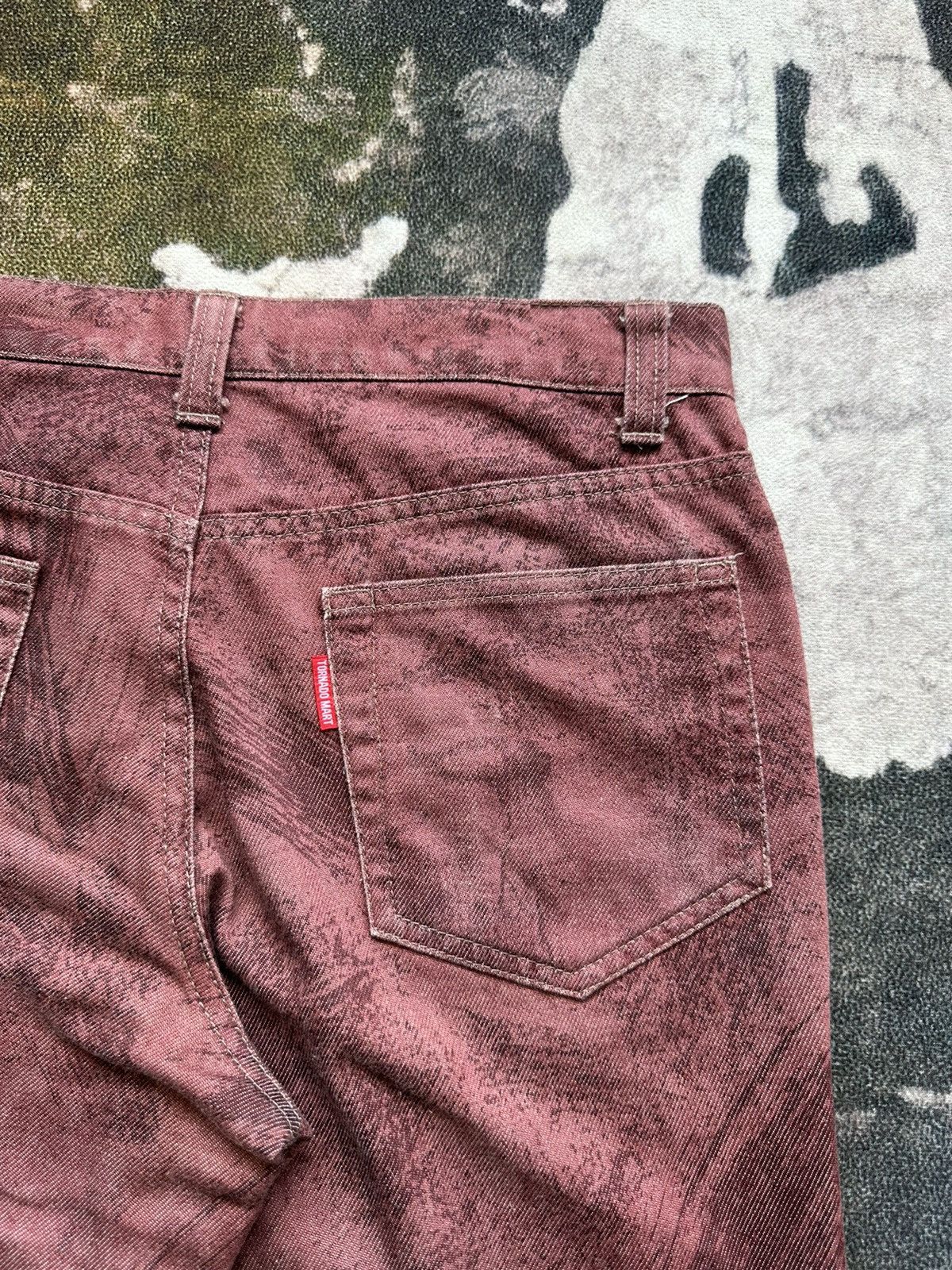 Tornado Mart 00’s Tornado Mart Japan trompe l’oeil denim archive Size US 31 - 9 Thumbnail