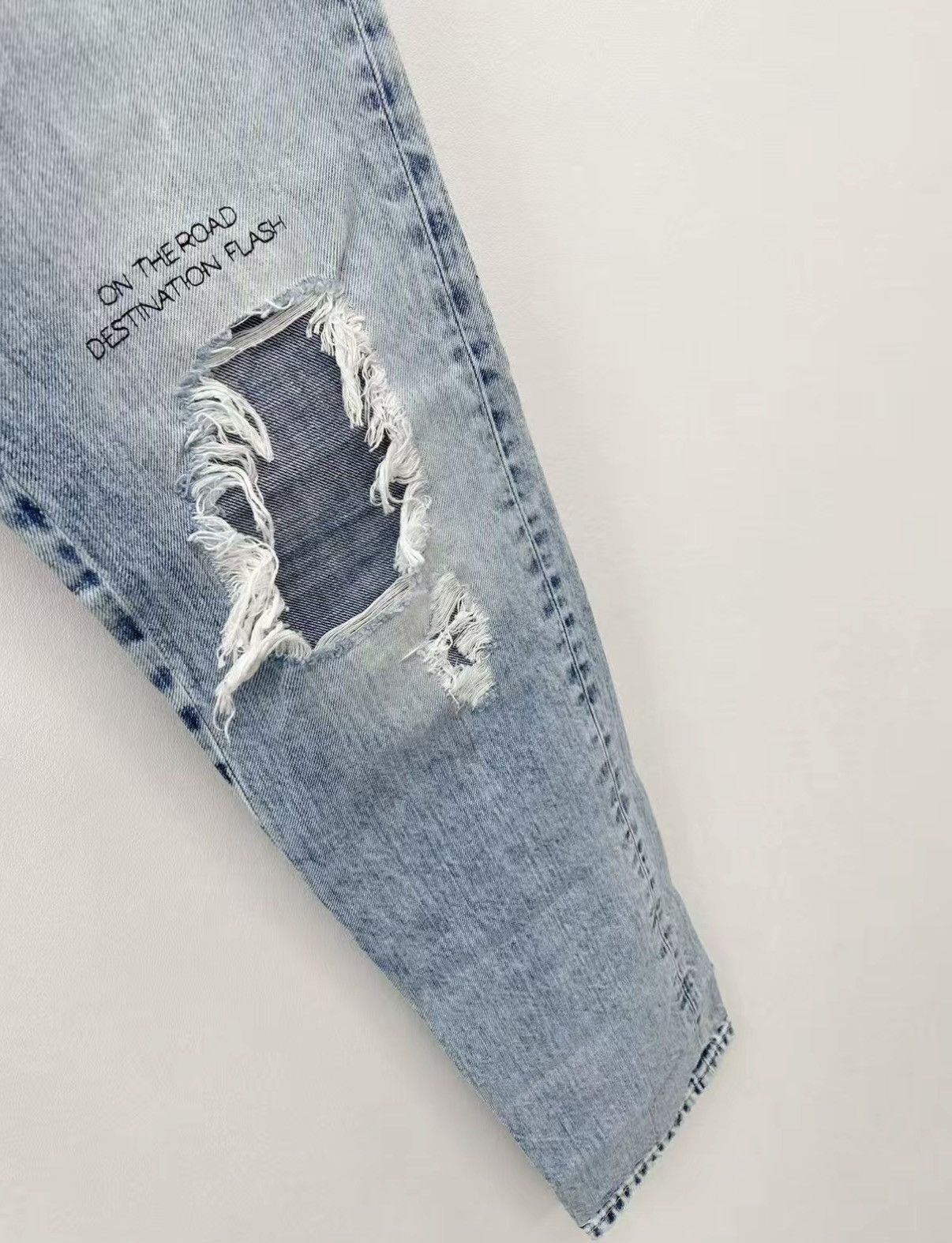 Dsquared2 DSQUARED2 100% Cotton Washed Distressed Destroyed Jeans J30 Size US 28 / EU 44 - 4 Thumbnail