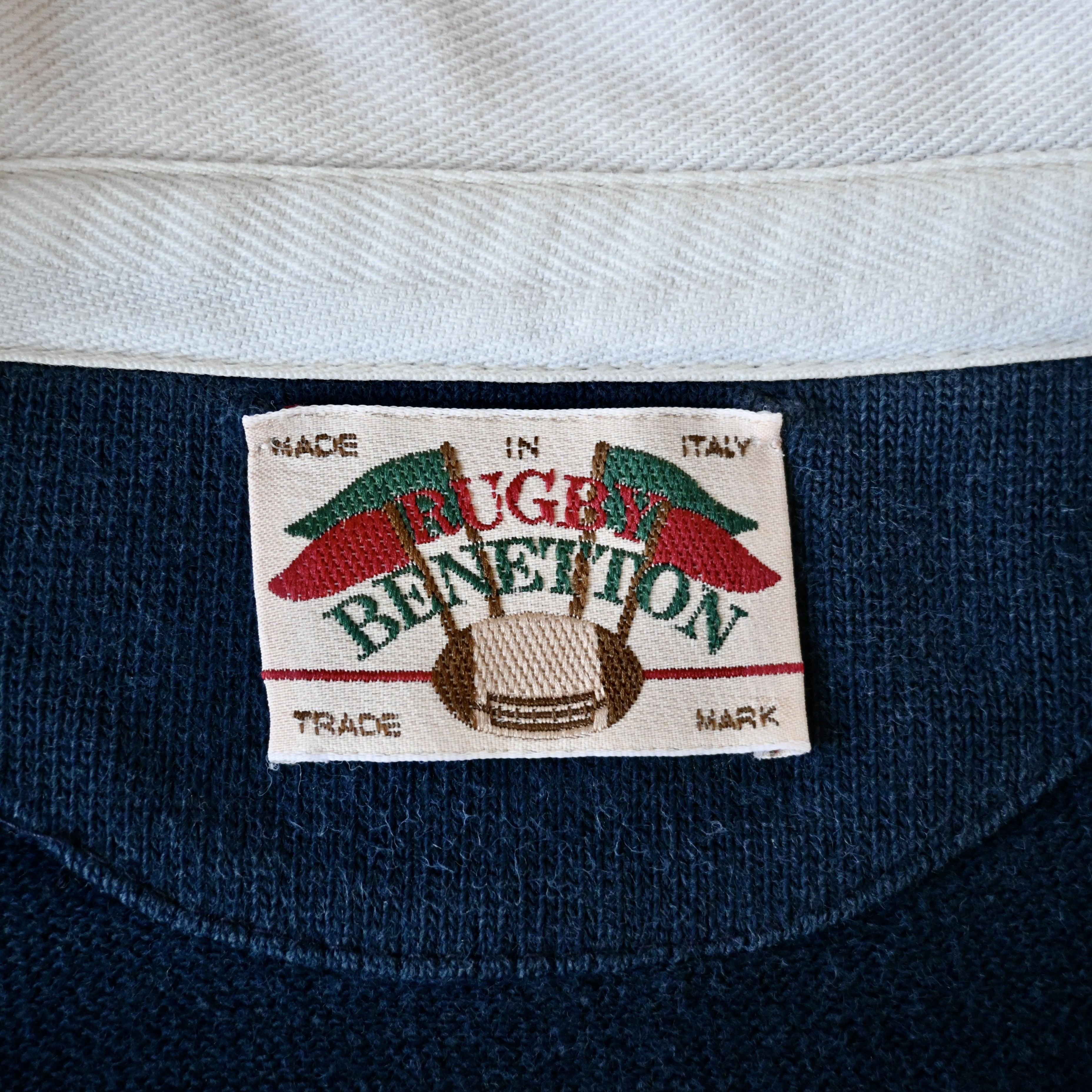United Colors Of Benetton VTG 1990s United Colors Of Benetton rugby shirt Size US XL / EU 56 / 4 - 12 Thumbnail
