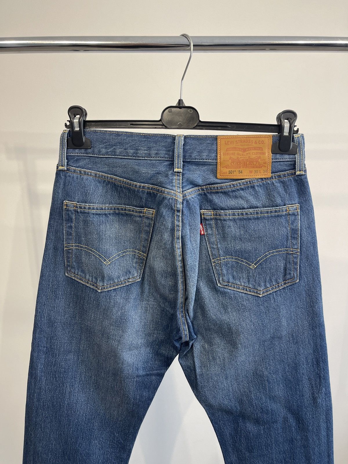 Levi's Levi’s jeans premium 501 Levis denim blue rare classic Size US 30 / EU 46 - 7 Thumbnail