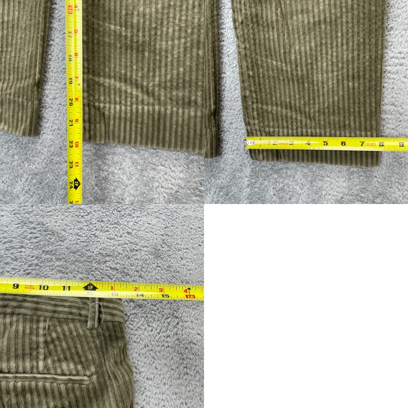 J.Crew J.CREW Womens Green Capri Pants 2P Straight Leg Cotton Stretch Corduroy Size 28" / US 6 / IT 42 - 8 Thumbnail