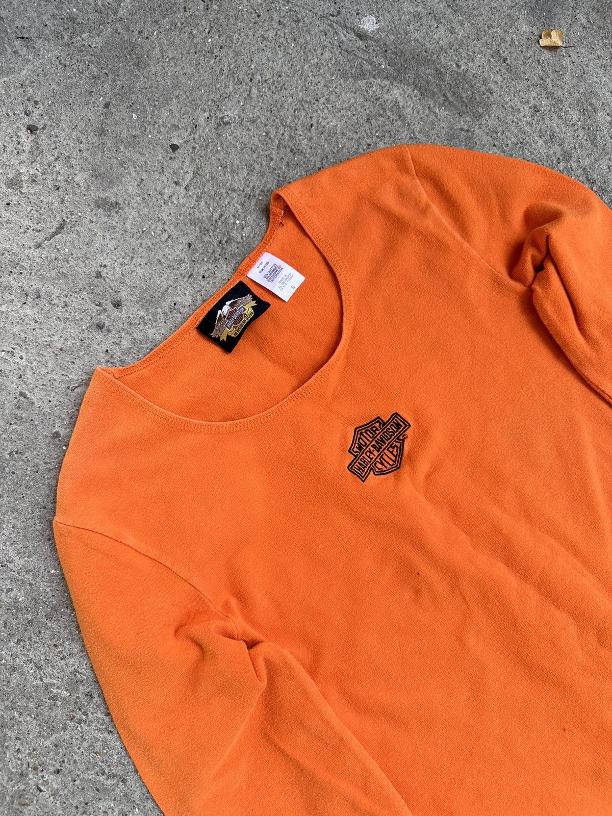 Harley Davidson × Vintage Vintage Harley Davidson Long Sleeve T Shirt Size S / US 4 / IT 40 - 5 Thumbnail
