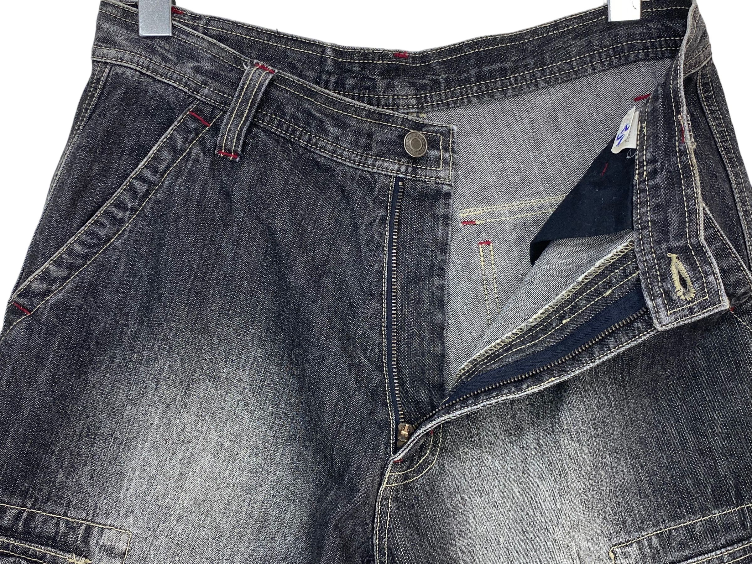 Japanese Brand Spoon Cargo Jeans Hip Hop Skateboards Jeans Size US 30 / EU 46 - 9 Thumbnail