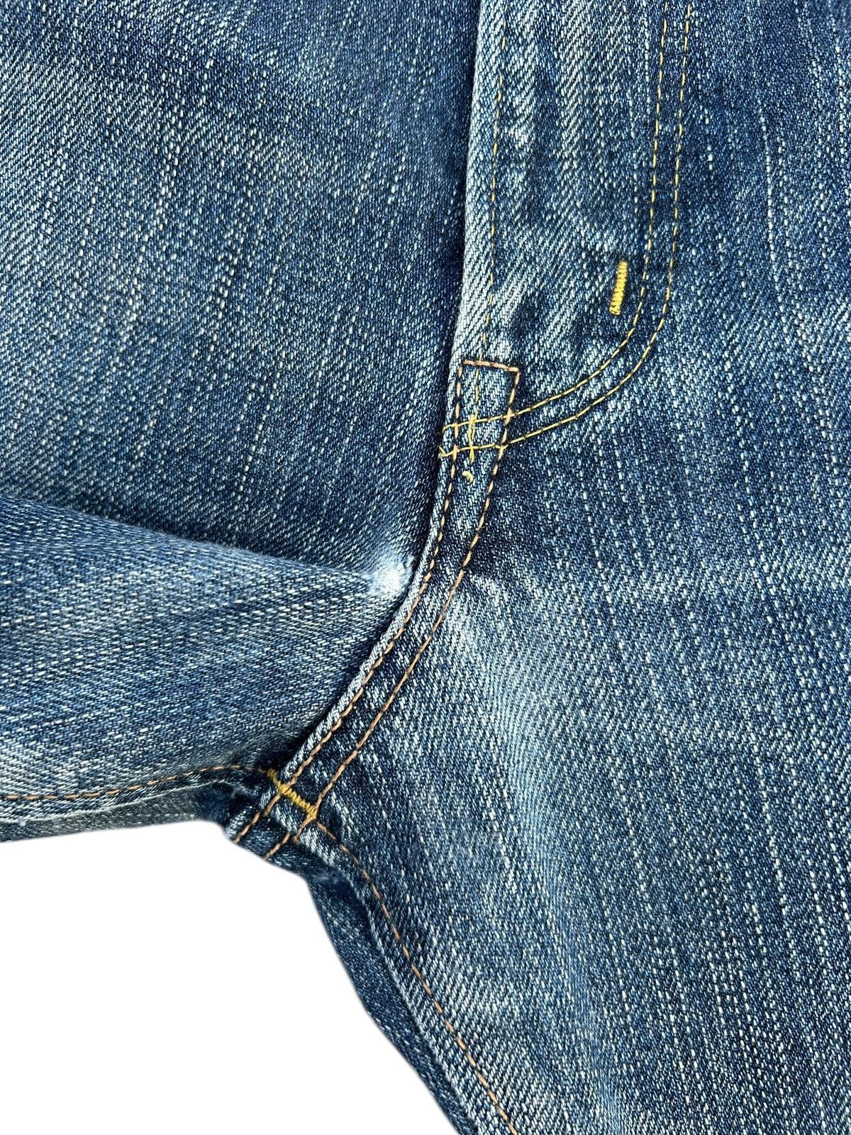 Kapital Vintage Edwin 505zx Selvedge Distressed Denim Jeans Size US 30 / EU 46 - 9 Thumbnail