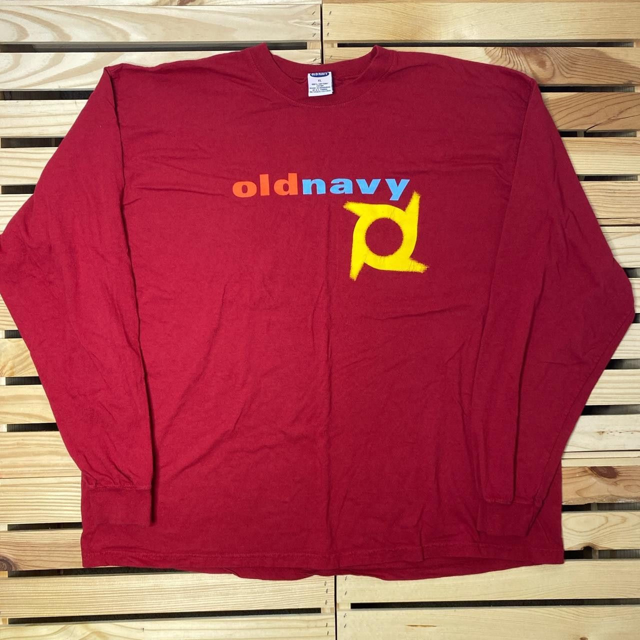 Old Navy Vintage Old Navy Red Tee Size XL Size US XL / EU 56 / 4 - 1 Thumbnail