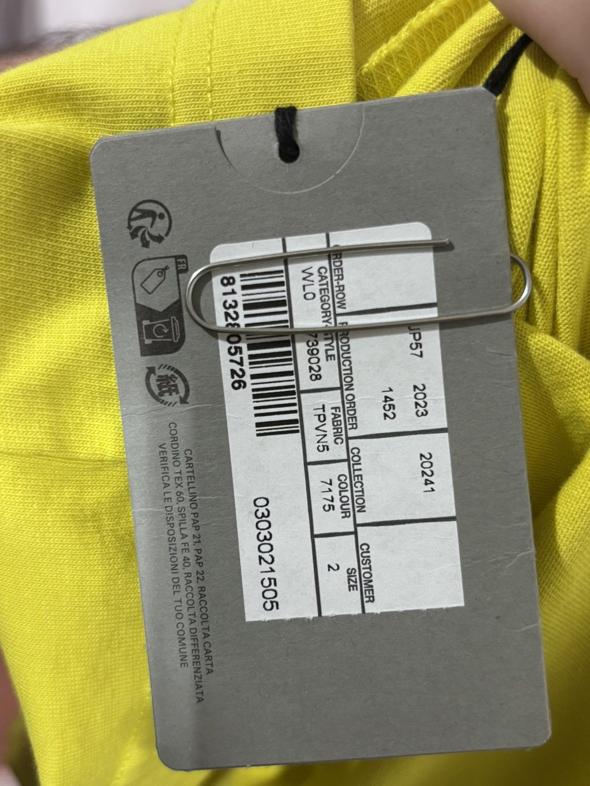 Balenciaga Balenciaga Darkwave Yellow Tee Size US M / EU 48-50 / 2 - 9 Thumbnail