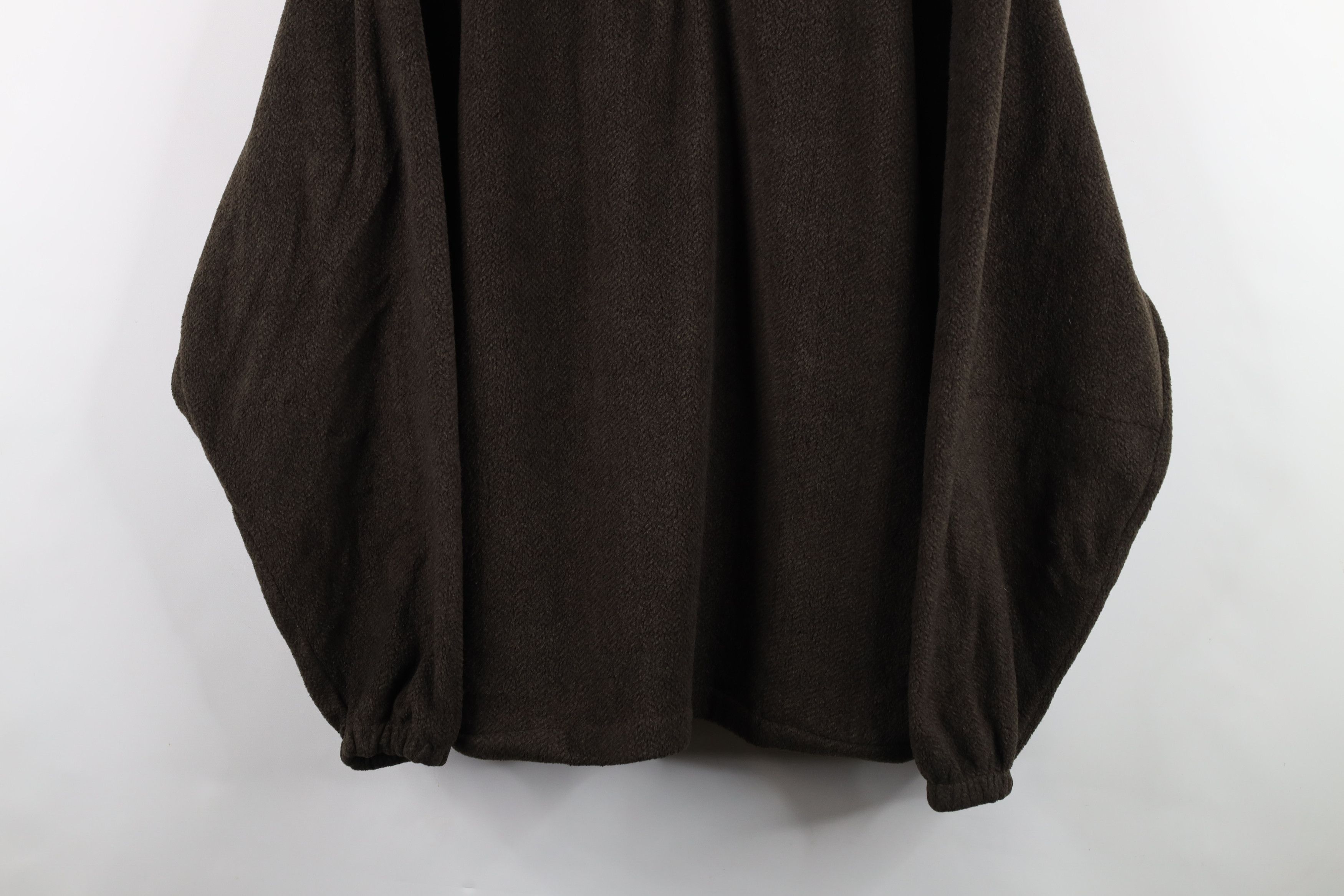 Vintage Vintage 90s Streetwear Herringbone Half Zip Fleece Sweater Size US L / EU 52-54 / 3 - 3 Thumbnail