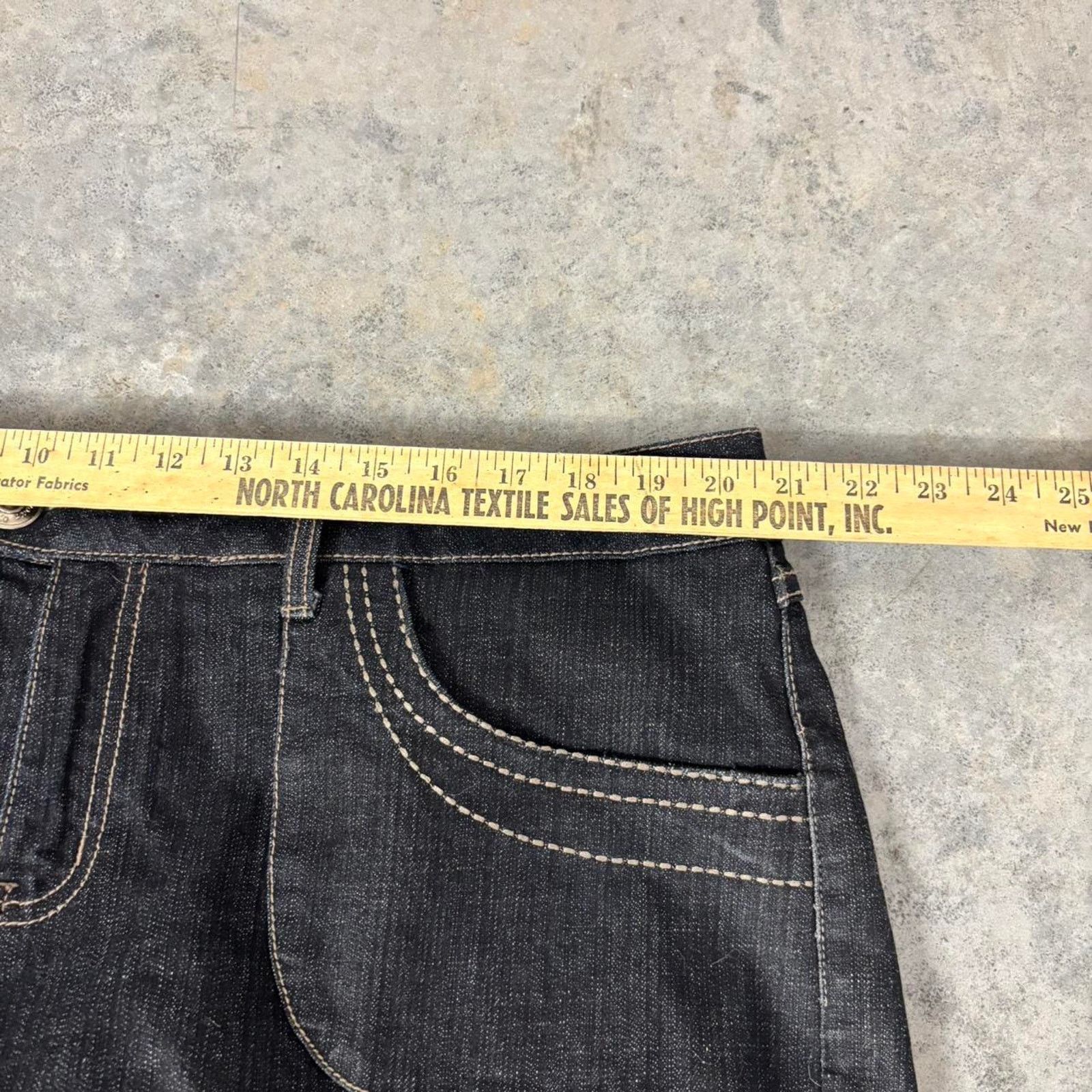 Vintage 2000s Baggy Black Grunge Skater Jeans Size US 41 - 4 Thumbnail