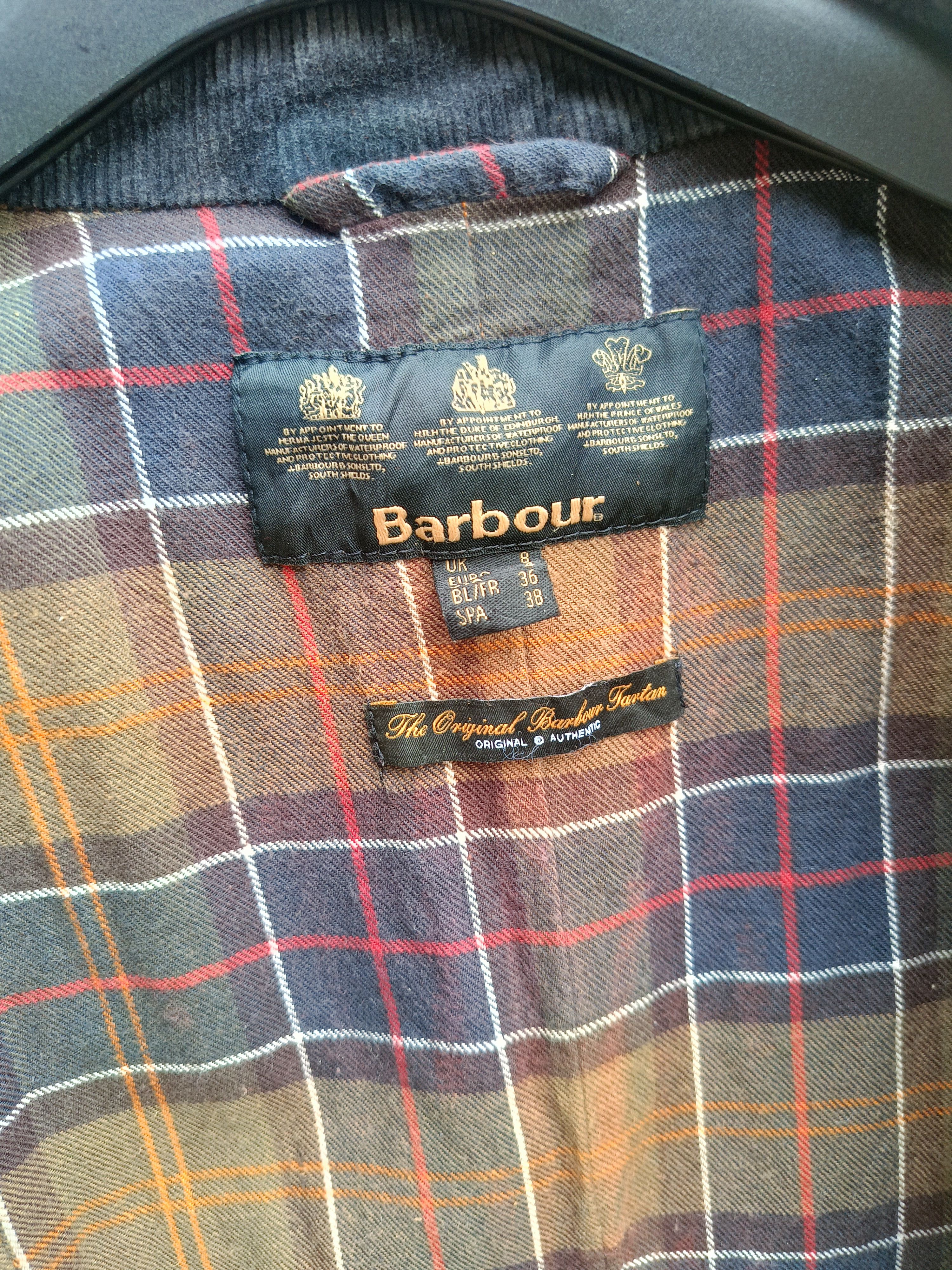 Barbour Barbour Beadnell Jacket Womens UK 8 Red Wax Coat Size S / US 4 / IT 40 - 11 Thumbnail