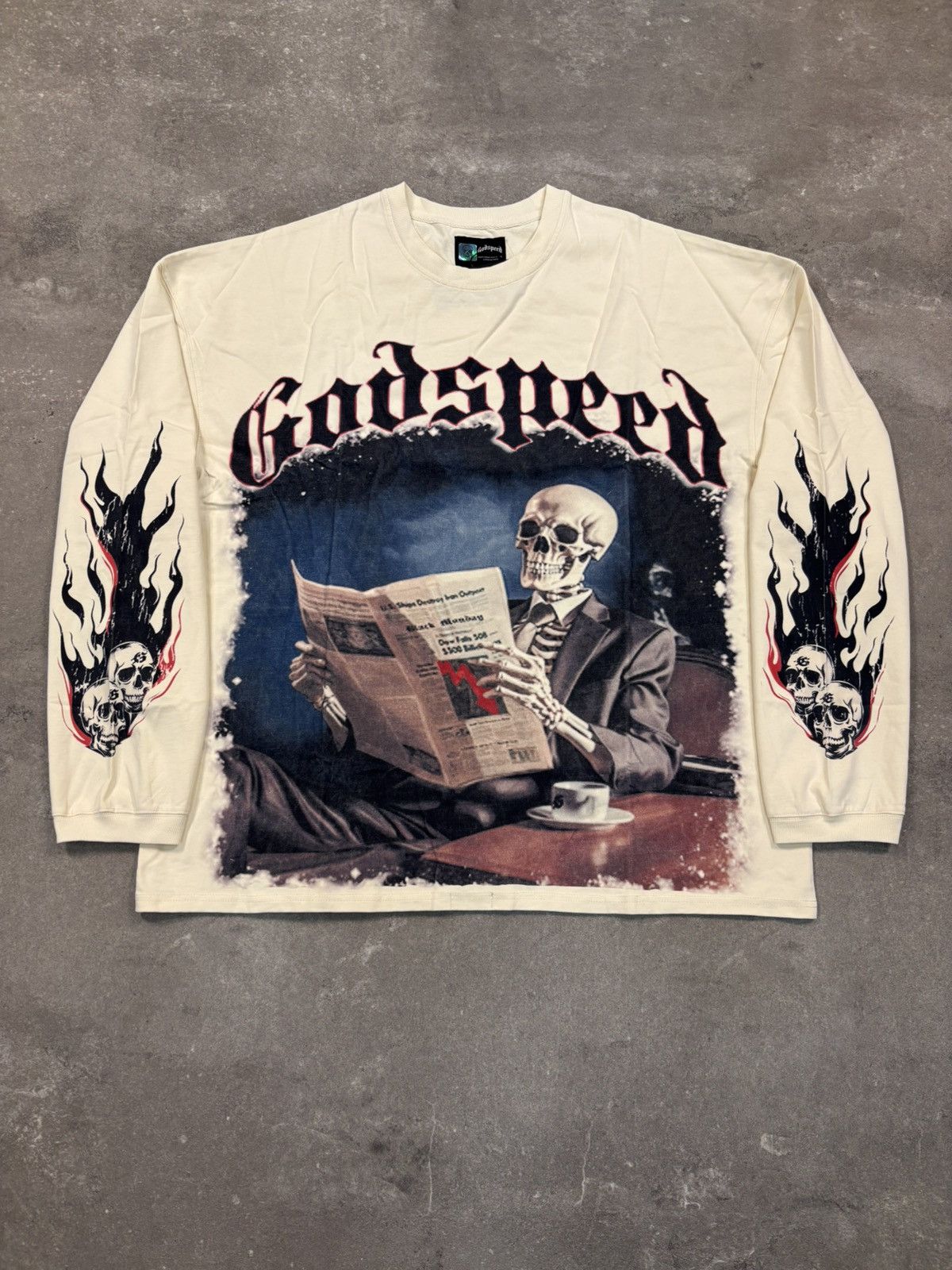 Godspeed Godspeed Black Monday Longsleeve, Bone Size US M / EU 48-50 / 2 - 4 Thumbnail