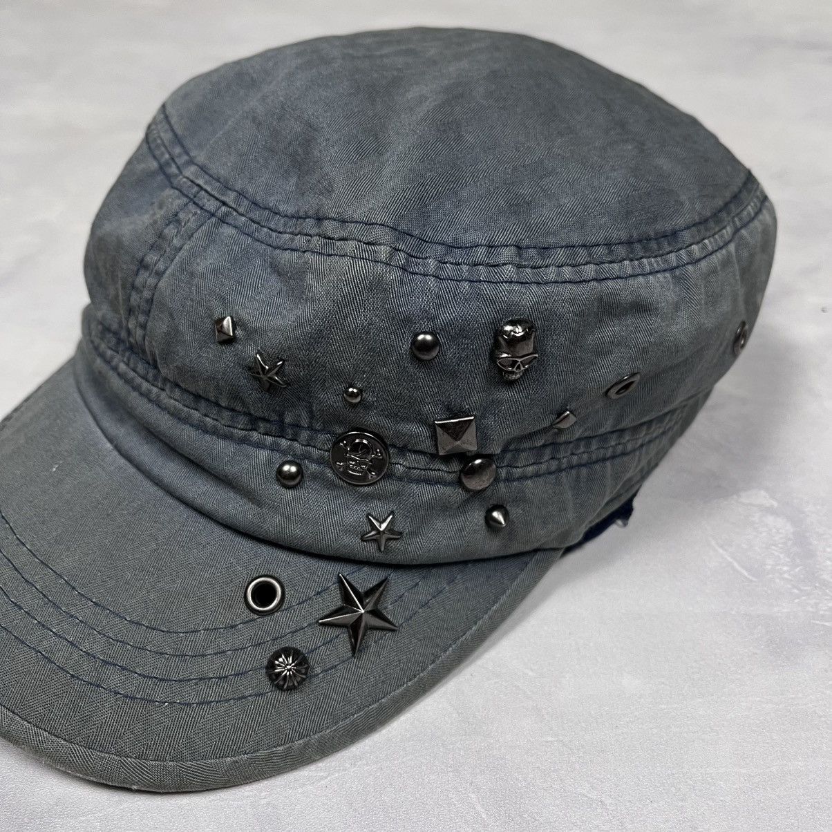 Japanese Brand Patrol Cap Studded Skull Size ONE SIZE - 3 Thumbnail