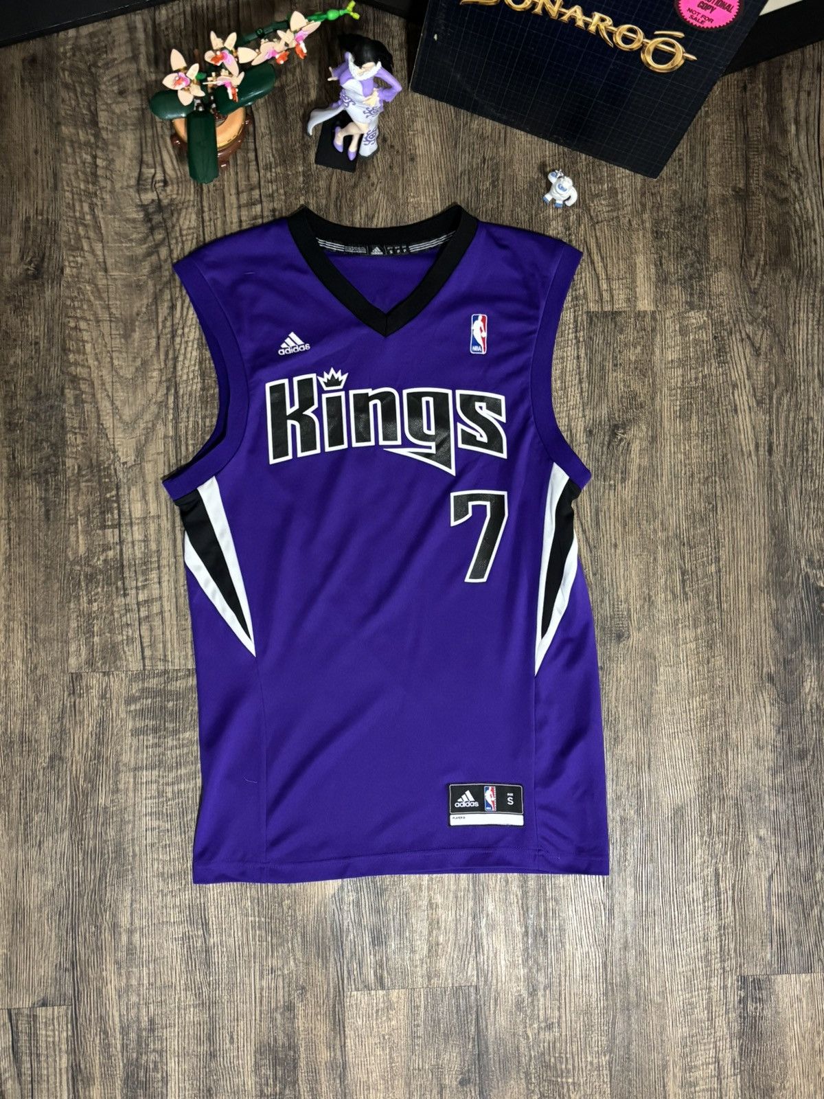 Adidas 2011 Jimmer Fredette Sacramento Kings Adidas Jersey Small Size US S / EU 44-46 / 1 - 5 Thumbnail