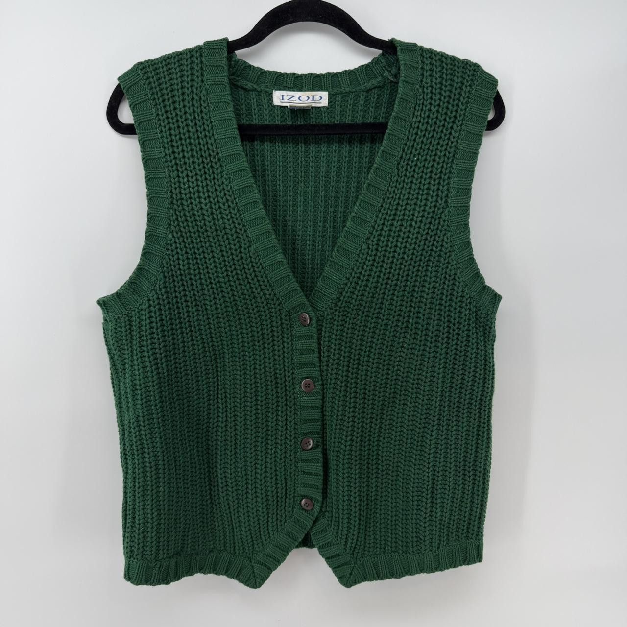 Izod Vintage Izod Womens Green Knit Size M / US 6-8 / IT 42-44 - 1 Thumbnail