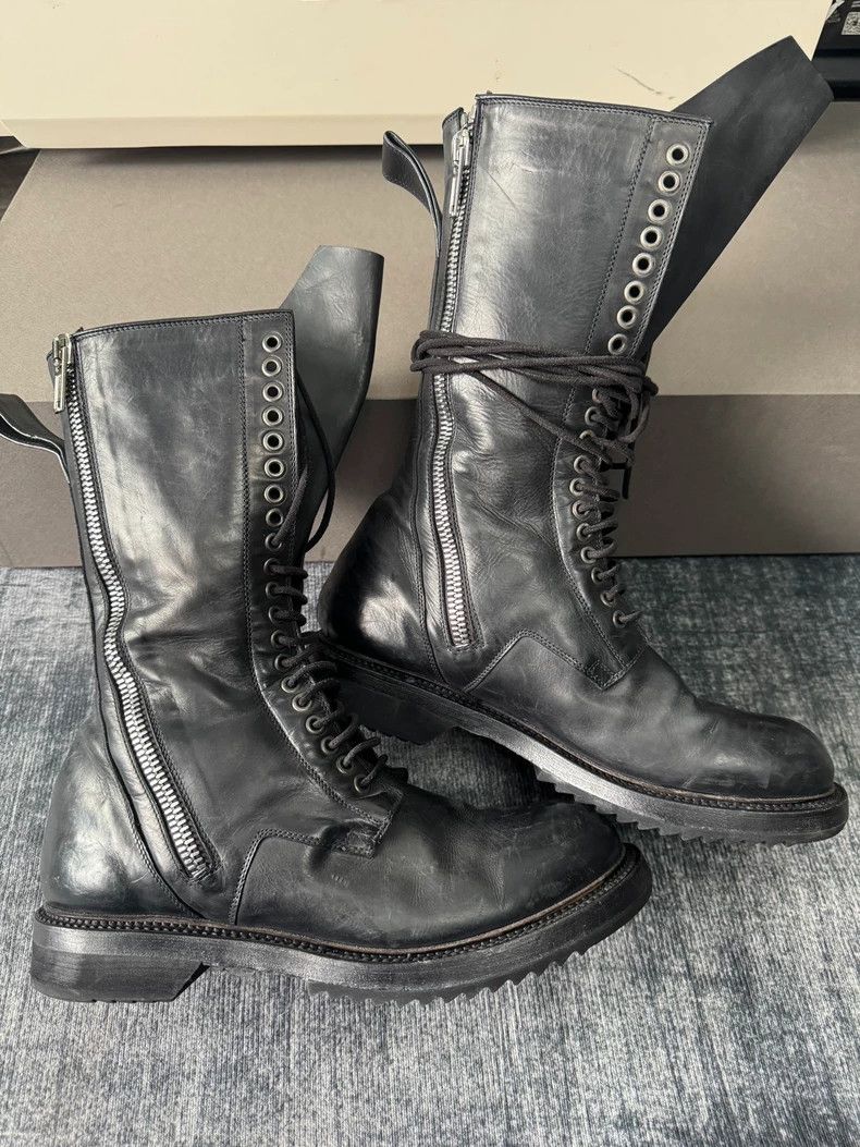 Rick Owens Rick Owens Mainline Heavy Industry High Top Boots Size US 8 / EU 41 - 3 Thumbnail