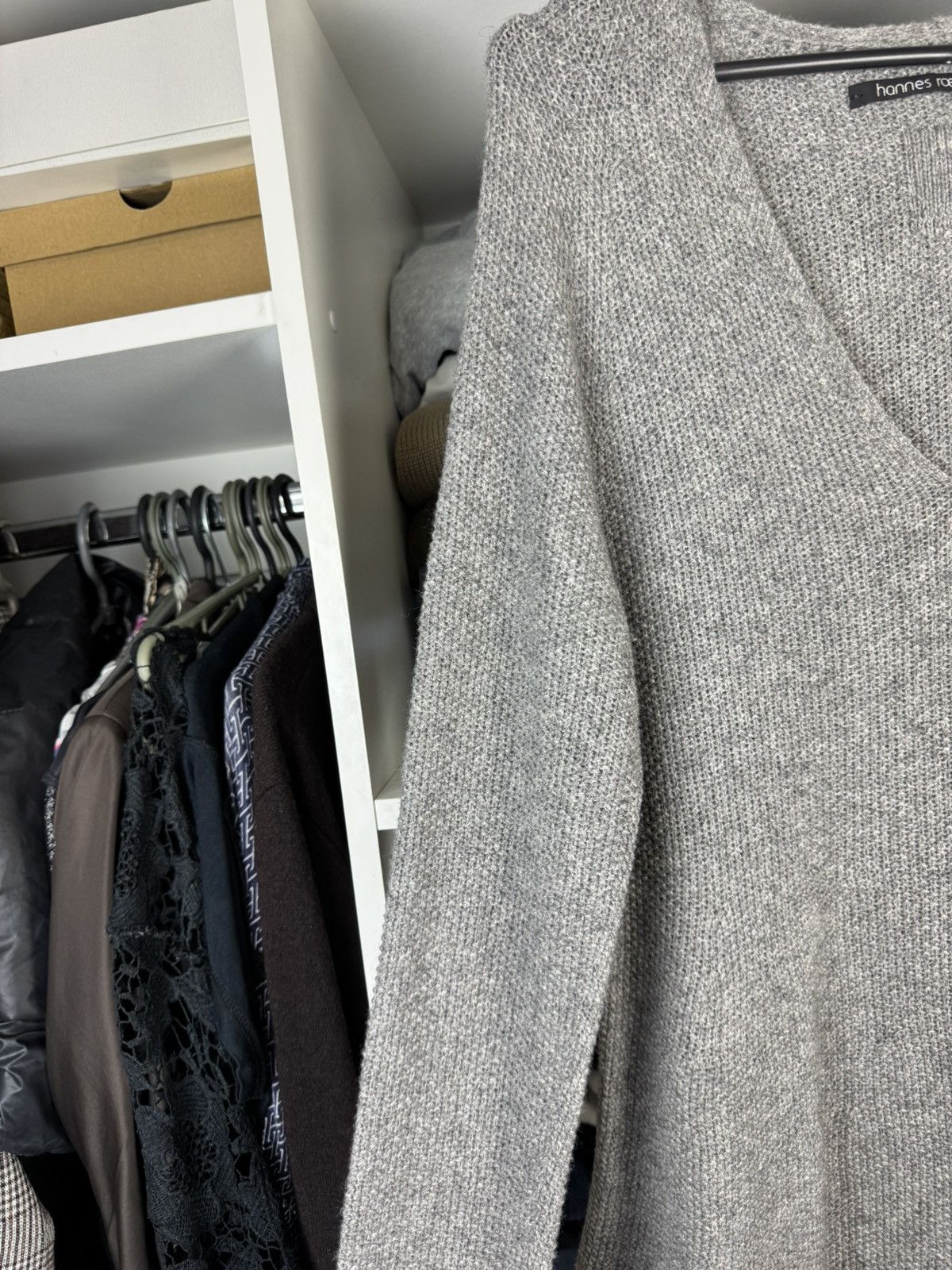 hannes roether Hannes Roether Women’s Yak Merino Wool Longline Sweater Size L / US 10 / IT 46 - 5 Thumbnail