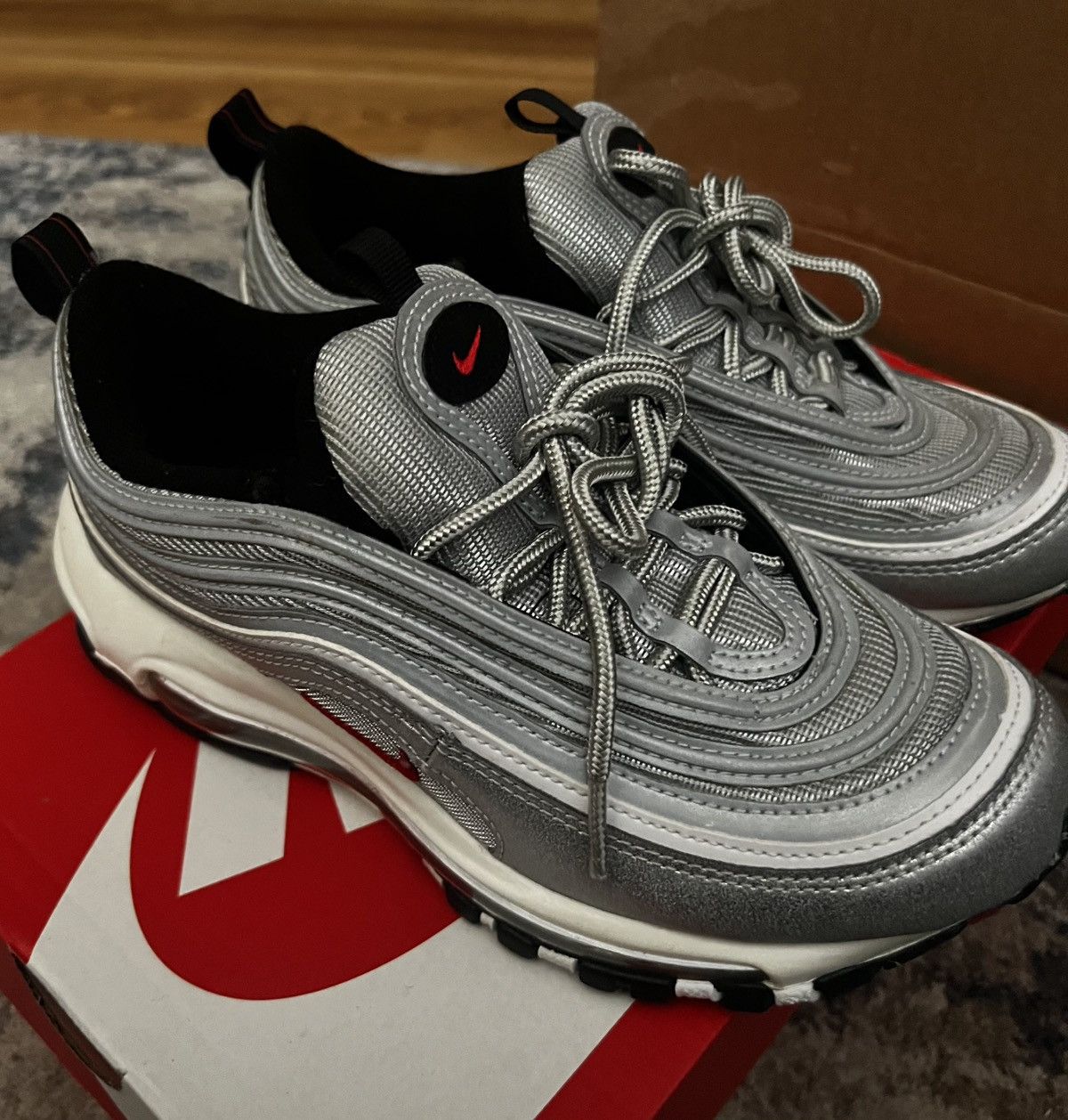 Nike Nike Air max 97 OG 2022 silver bullet W Size US 6 / IT 36 - 1 Thumbnail