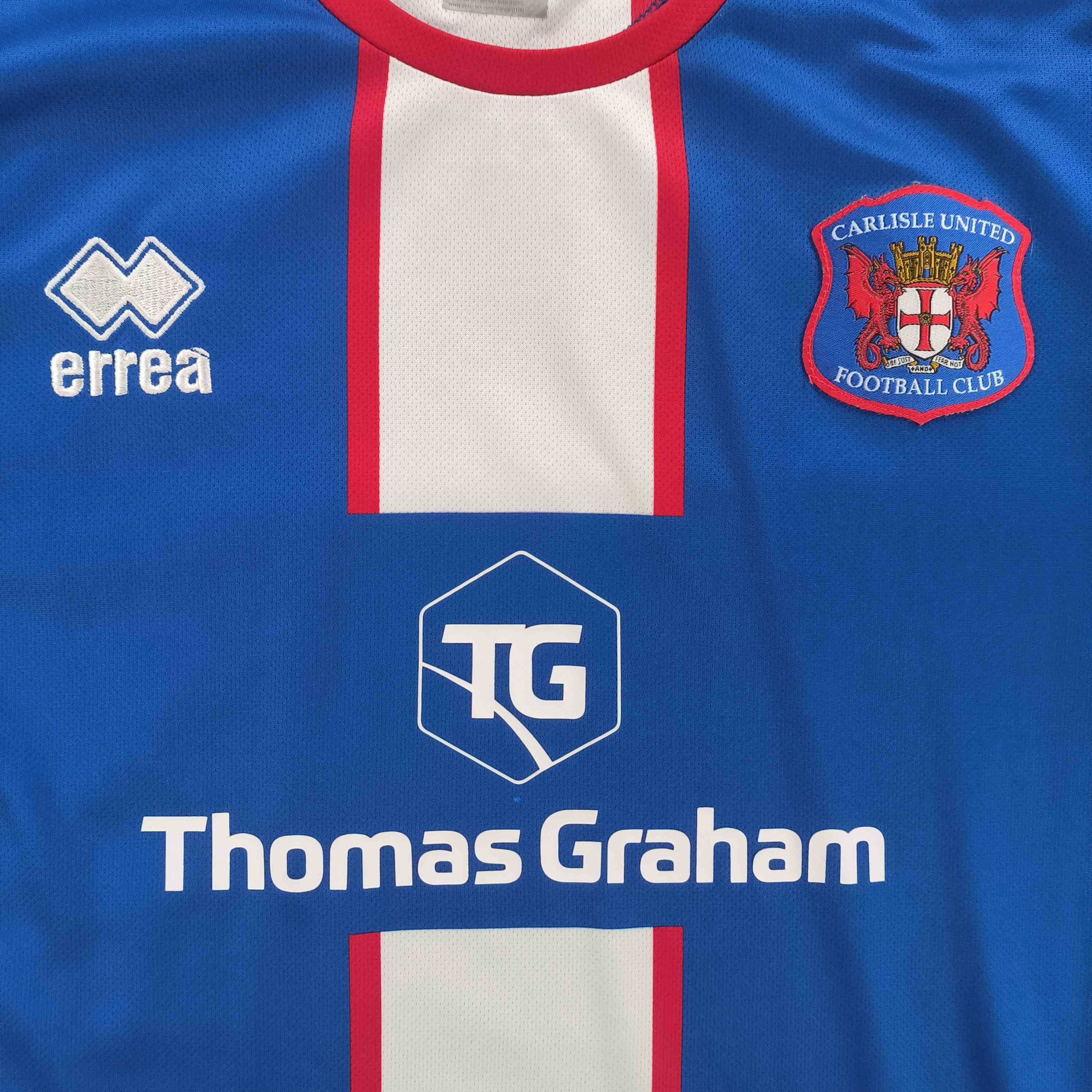 Errea Carlisle United 2021-22 Errea home football jersey size L Size US L / EU 52-54 / 3 - 3 Thumbnail