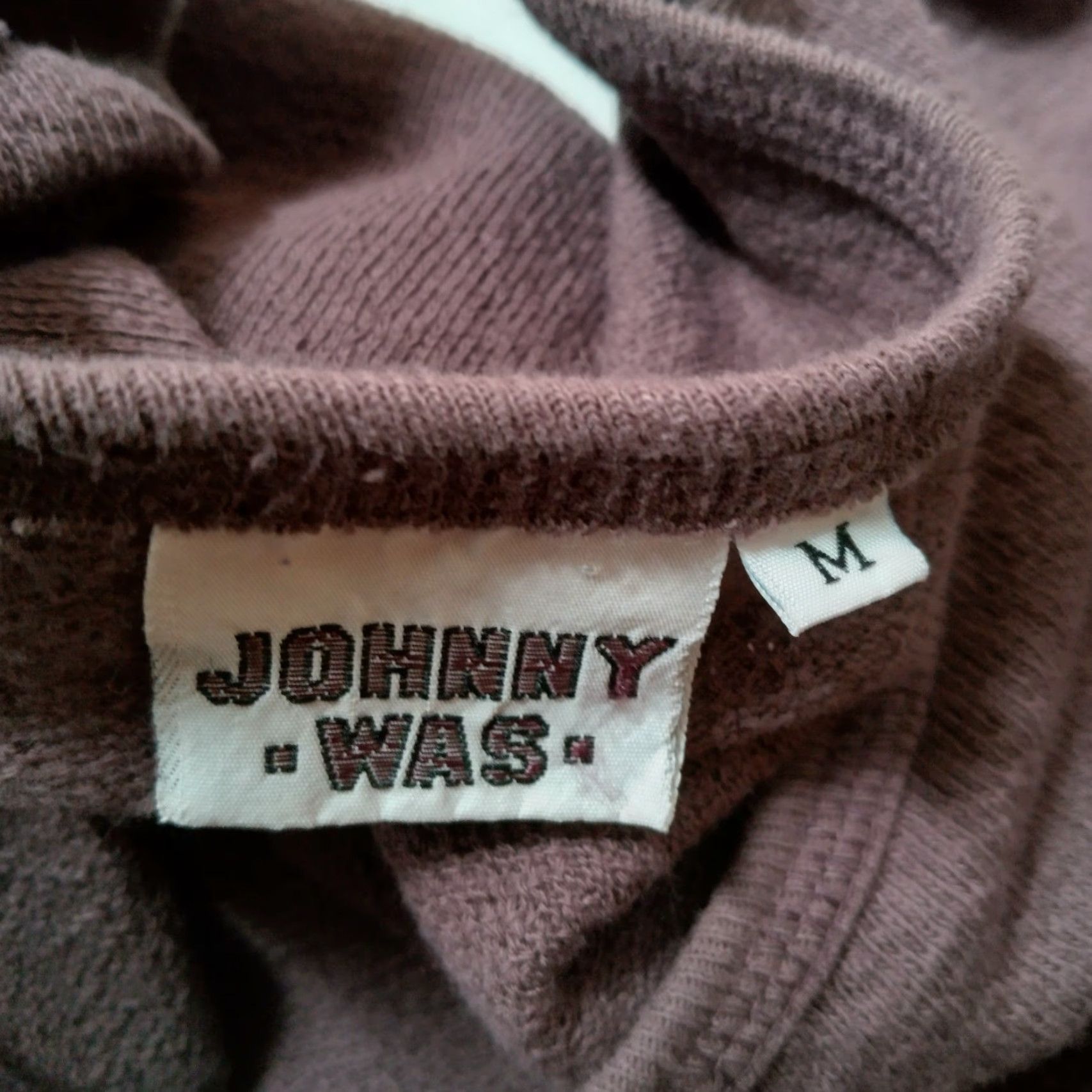 Johnny Was Johnny Was Shirt Women M Long Sleeve Knit Plum Floral Trim Boho Size M / US 6-8 / IT 42-44 - 4 Thumbnail