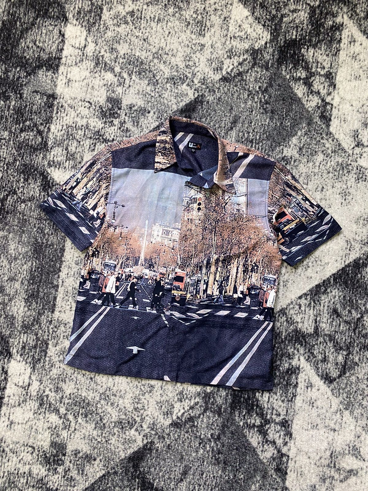 Other Vintage Uth Cultur Shirt Button Ups Full Print City Y2K 90s Size US M / EU 48-50 / 2 - 1 Thumbnail