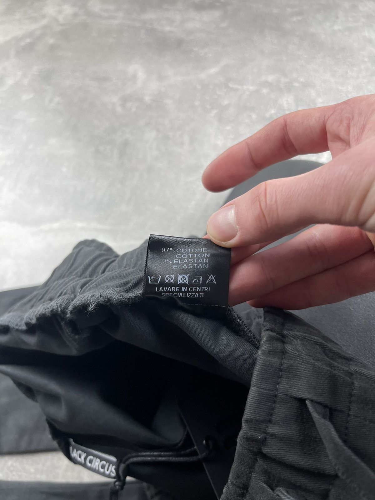 Other Avant Garde BKCS Cargo Jogger Pants Asfalto Black Size S Size US 29 - 15 Thumbnail