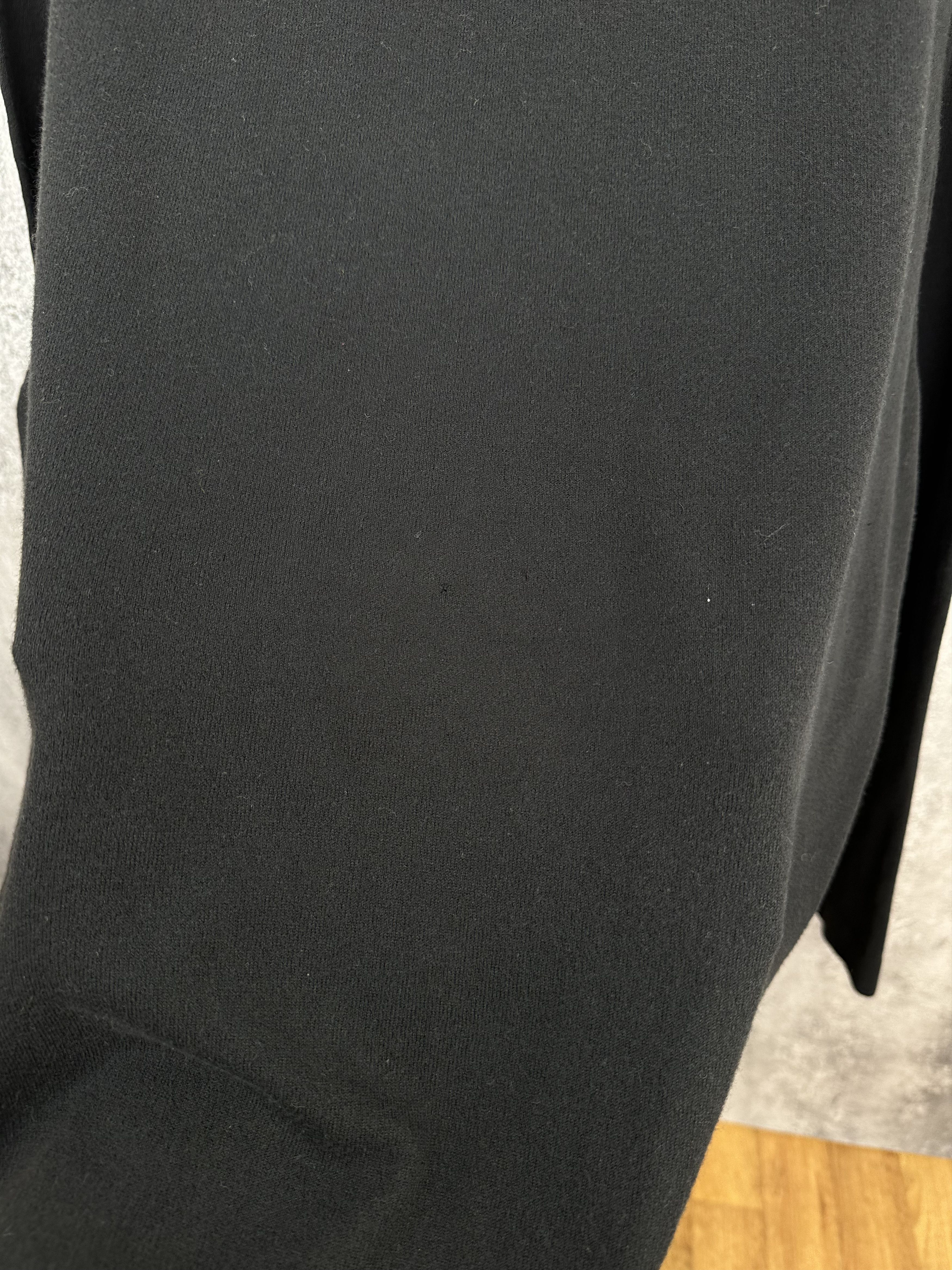Malo Malo Sweater V-Neck Black Jumper Cotton Blend LS Pullover Size US XXL / EU 58 / 5 - 9 Thumbnail