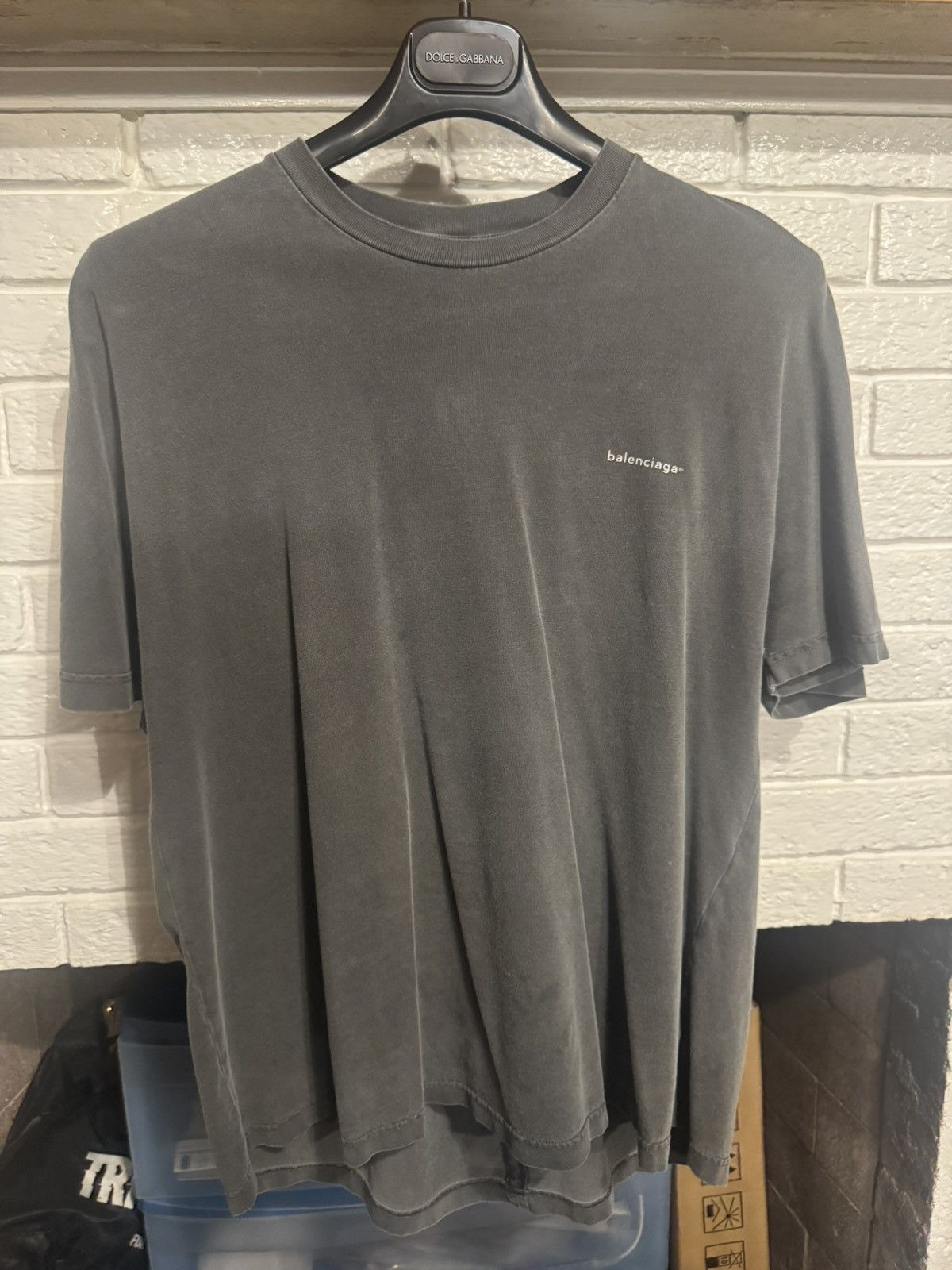 Balenciaga Raglan Tee w/ Balenciaga logo Size US M / EU 48-50 / 2 - 1 Thumbnail