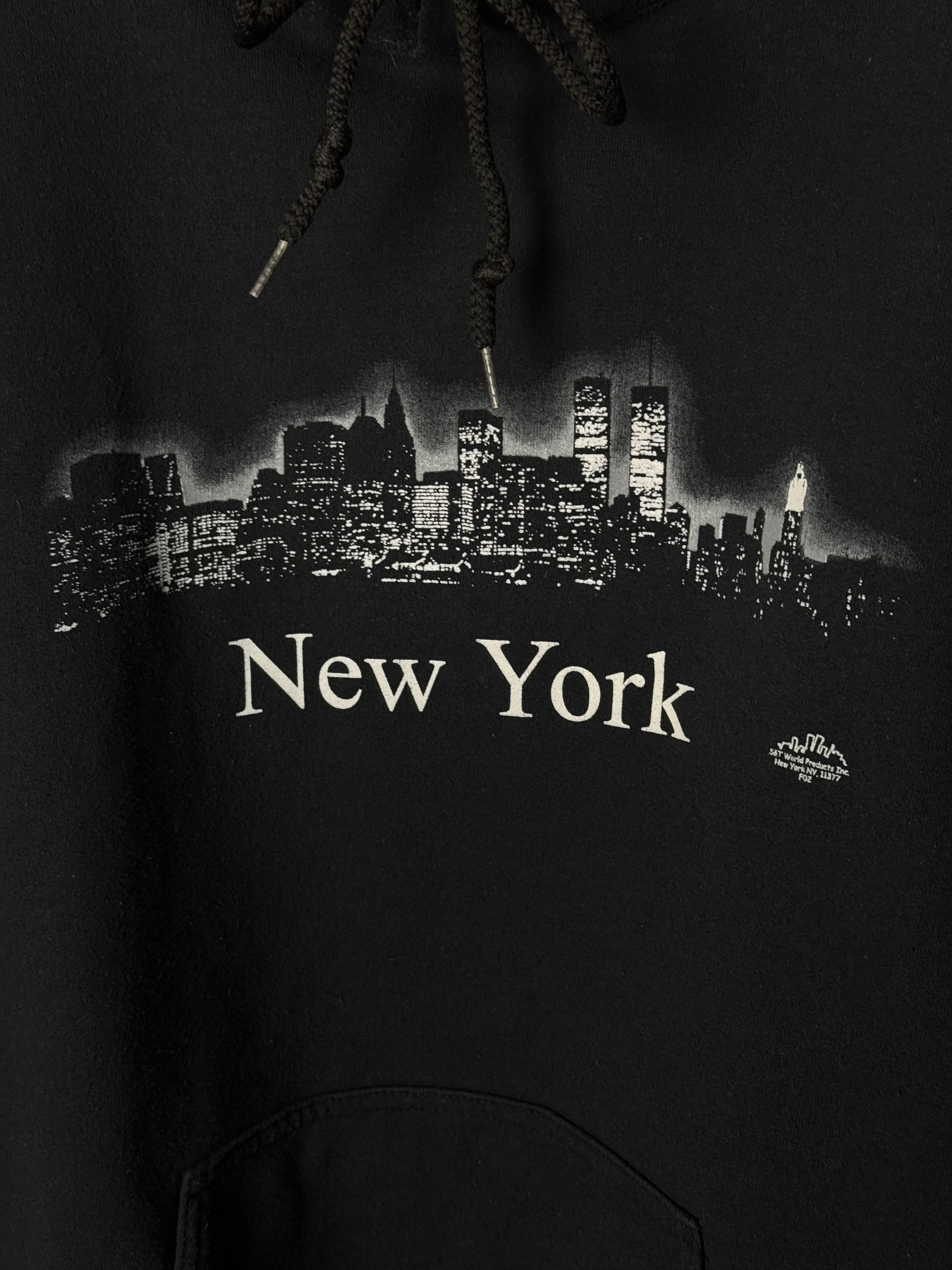 Vintage vintage New York twin towers graphic hoodie Size US L / EU 52-54 / 3 - 2 Thumbnail