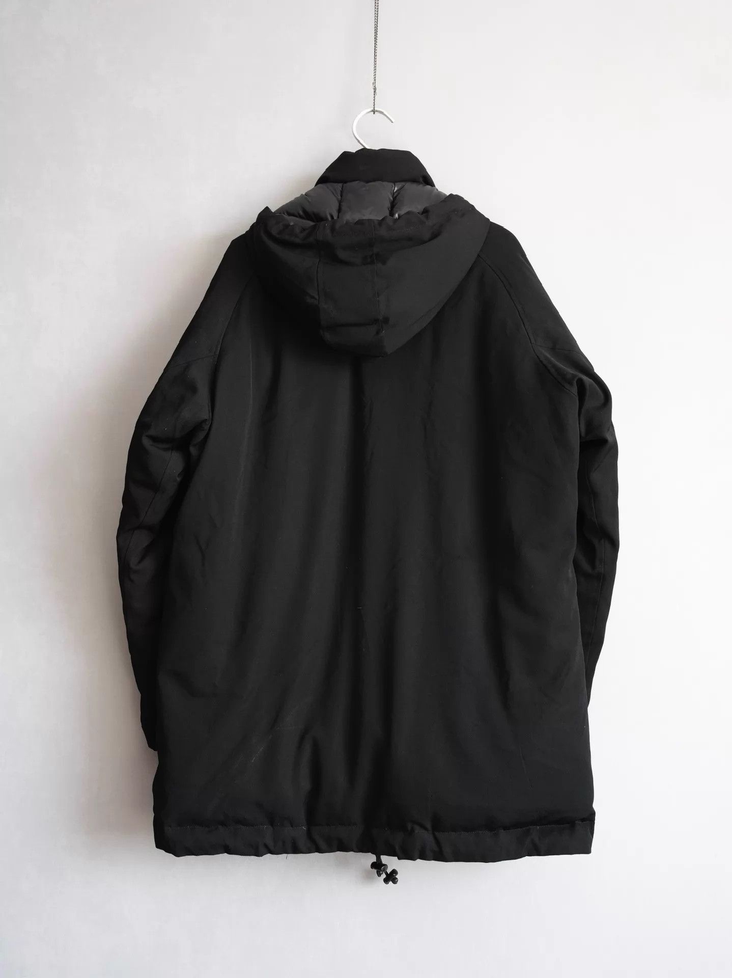 Yohji Yamamoto Yohji Yamamoto 19AW Removable Hood Down Jacket Black Size US M / EU 48-50 / 2 - 6 Thumbnail