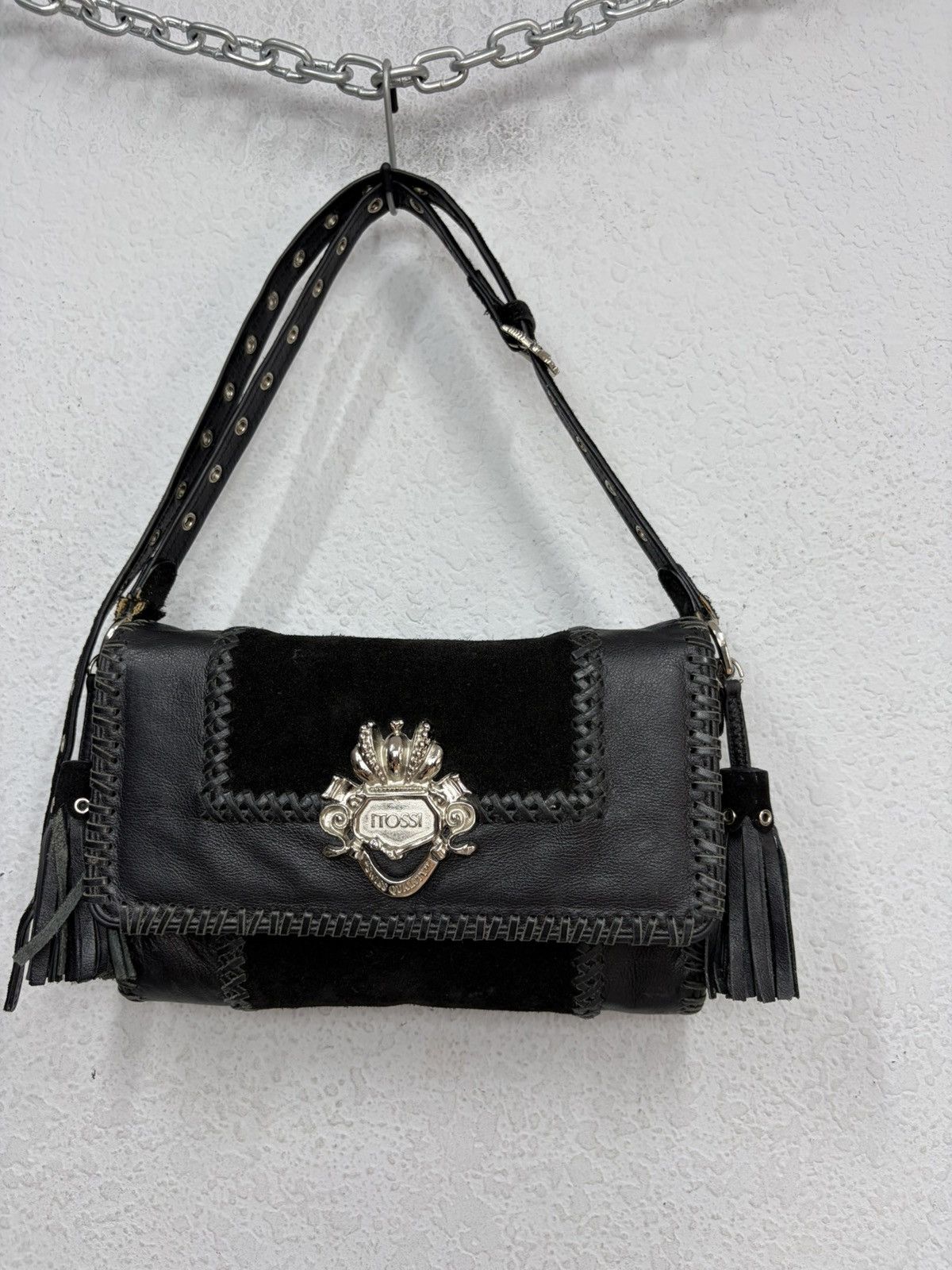 If Six Was Nine KMRii Style Archive Leather Shoulder Bag Punk Boho Y2K Size ONE SIZE - 10 Thumbnail