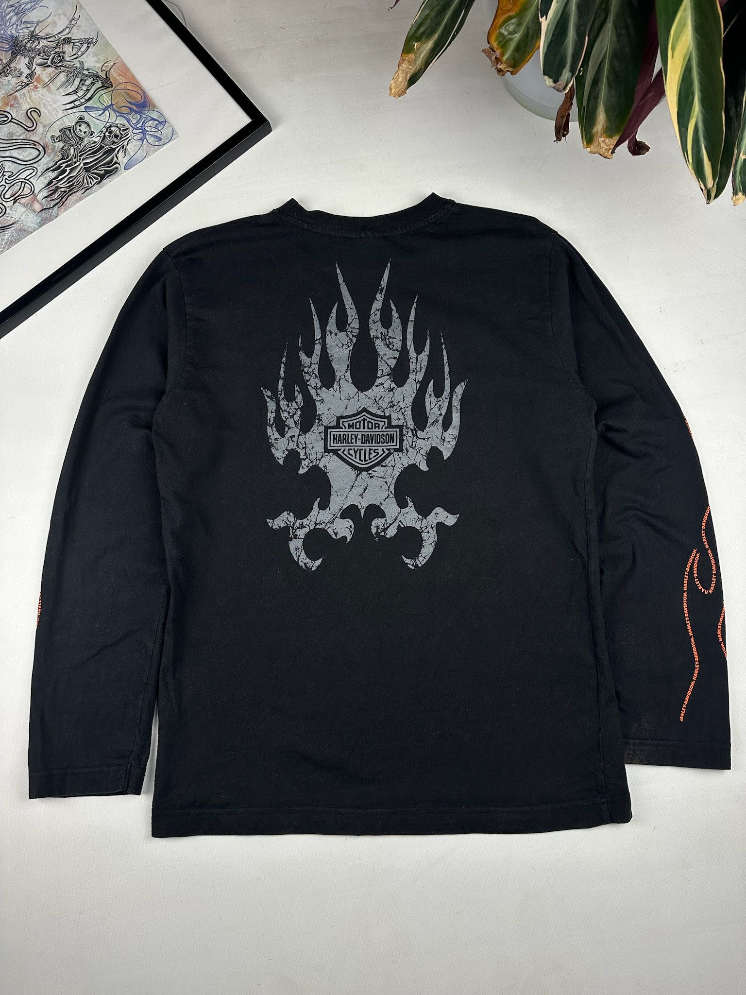 Harley Davidson Harley Davidson Longsleeve Tee flame Size US M / EU 48-50 / 2 - 4 Thumbnail